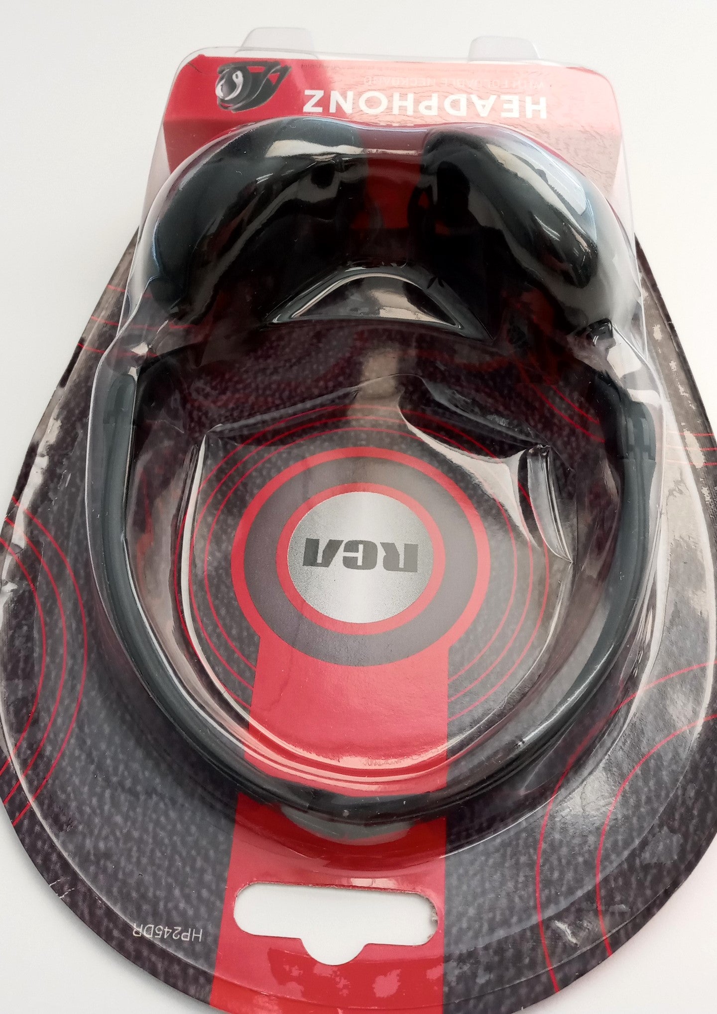 RCA HP245DRV Foldable Stereo Neckband Headphones Headset