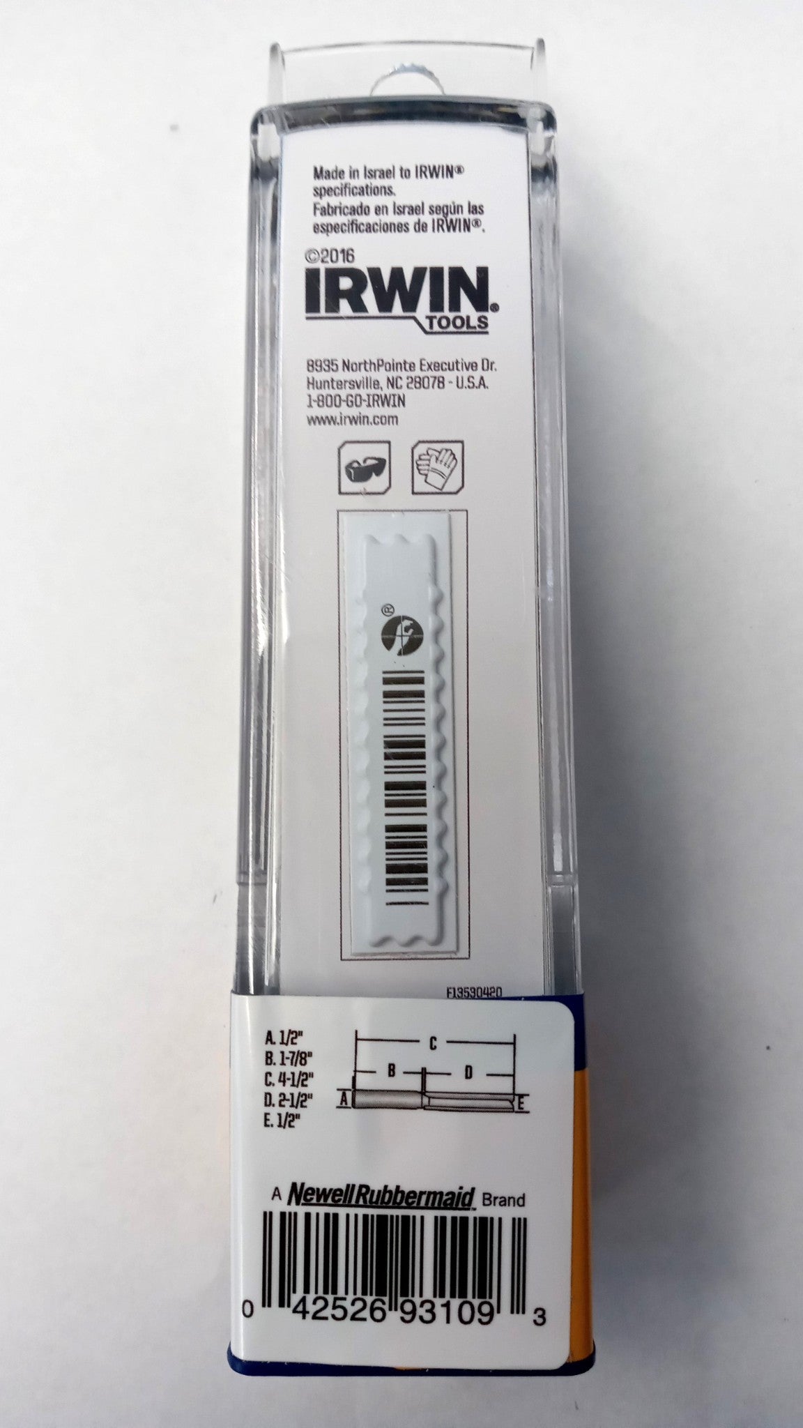 Irwin Tools 1901014 Marples Straight Router Bit 1/2" x 2-1/2"