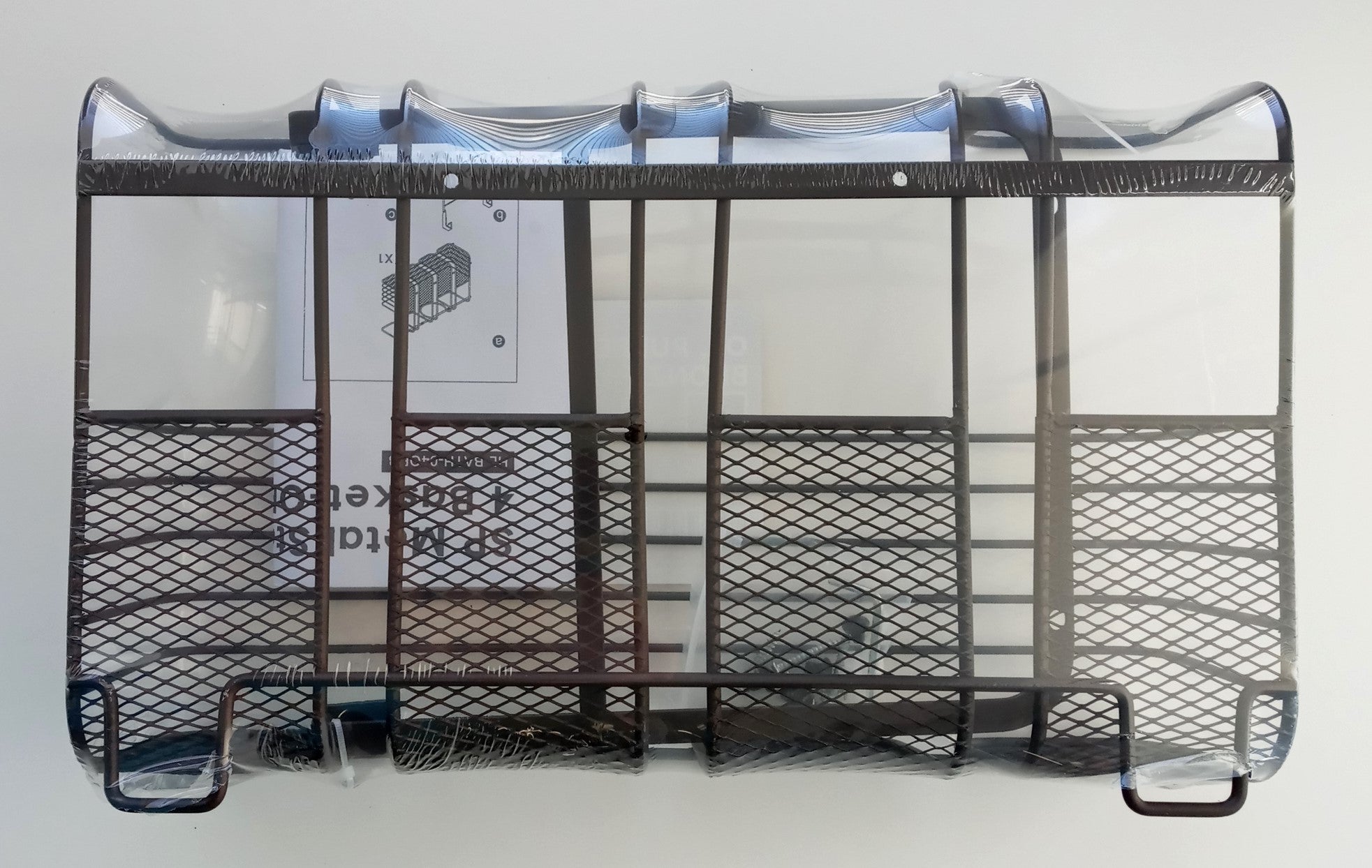 SunnyPoint 4-Basket Door Hanging Bathroom Storage