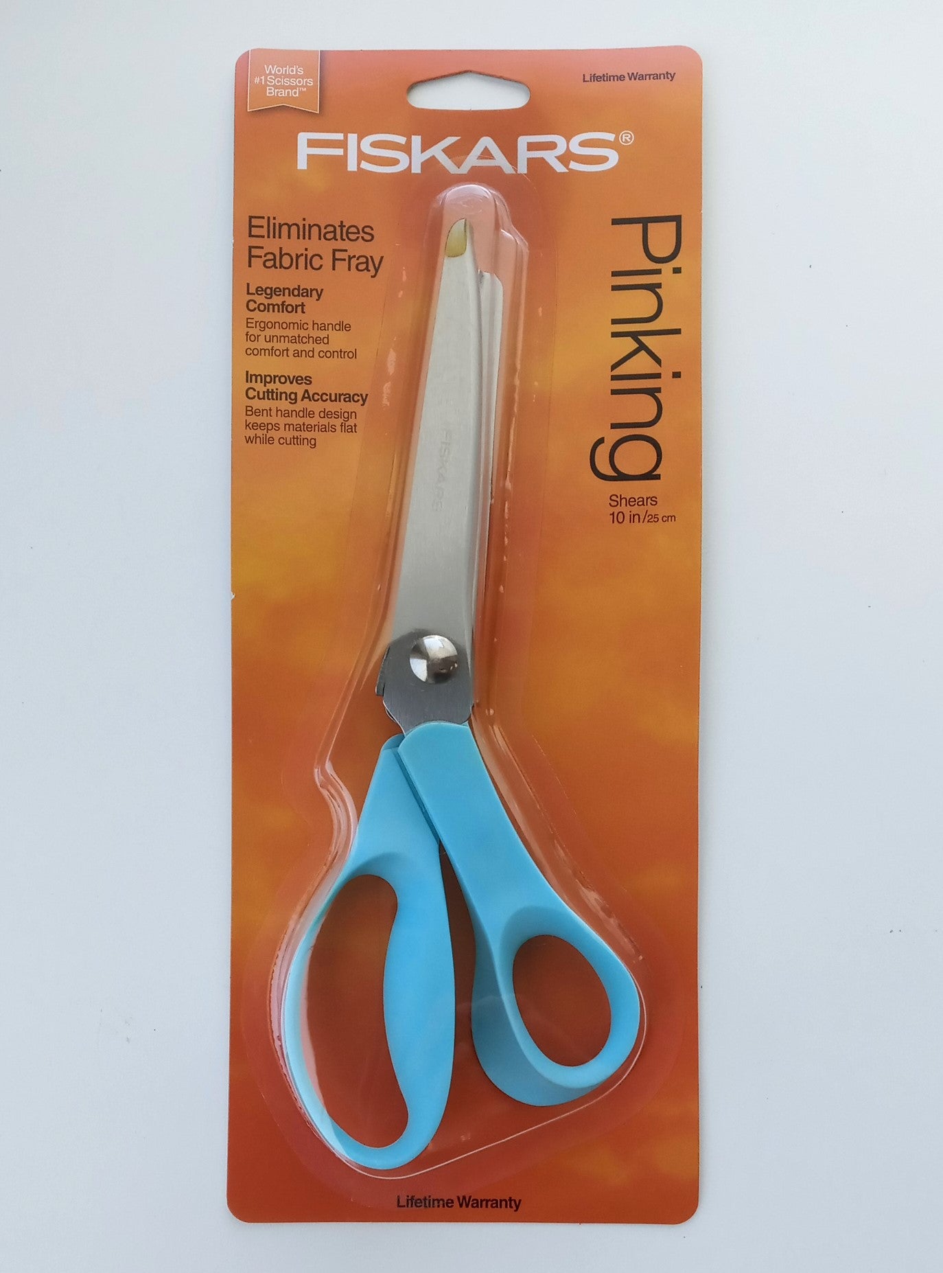 Fiskars 194450-1007 10" Pinking Shears (Assorted Colors)