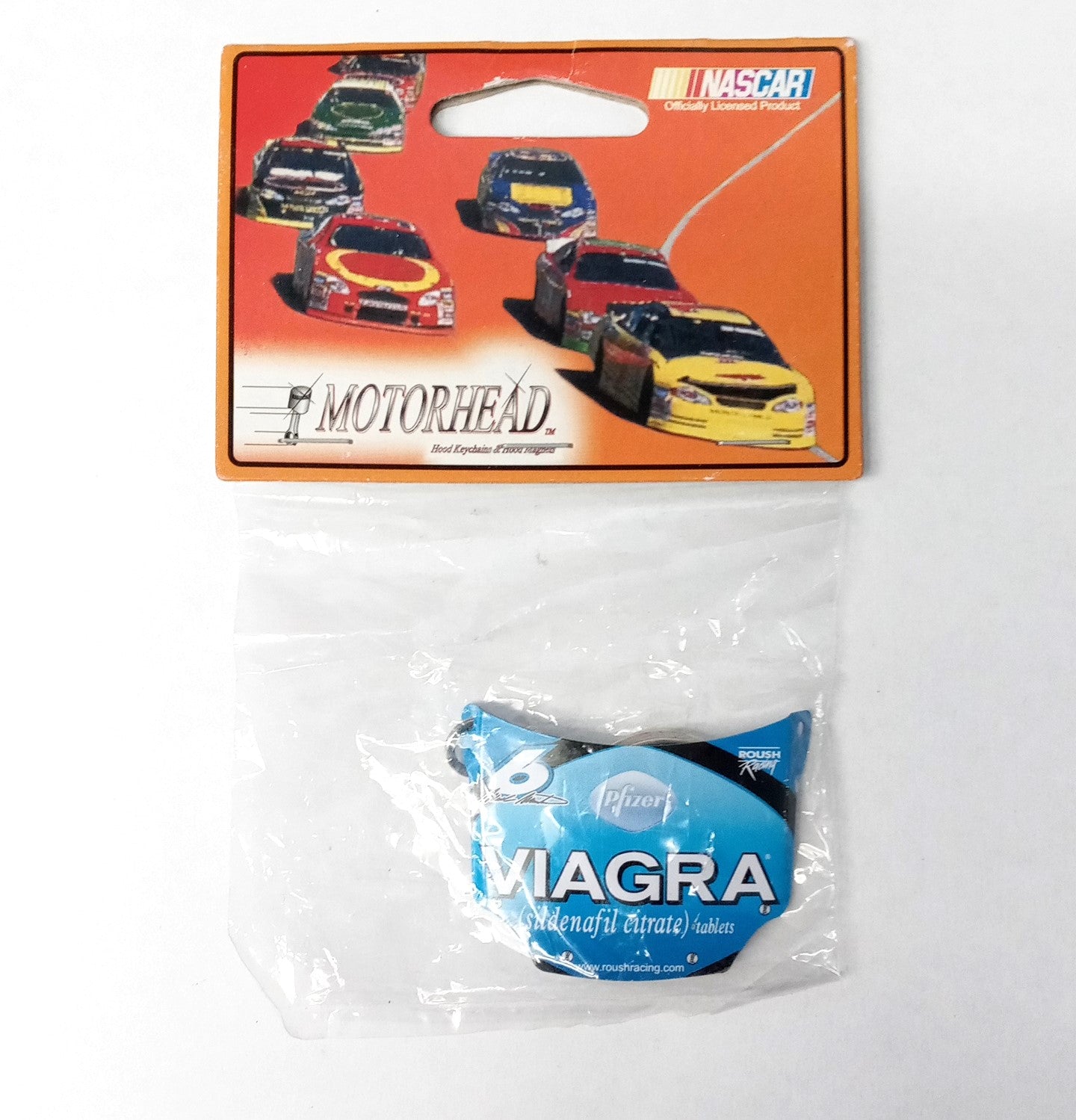 Motorhead Nascar Hood Keychain