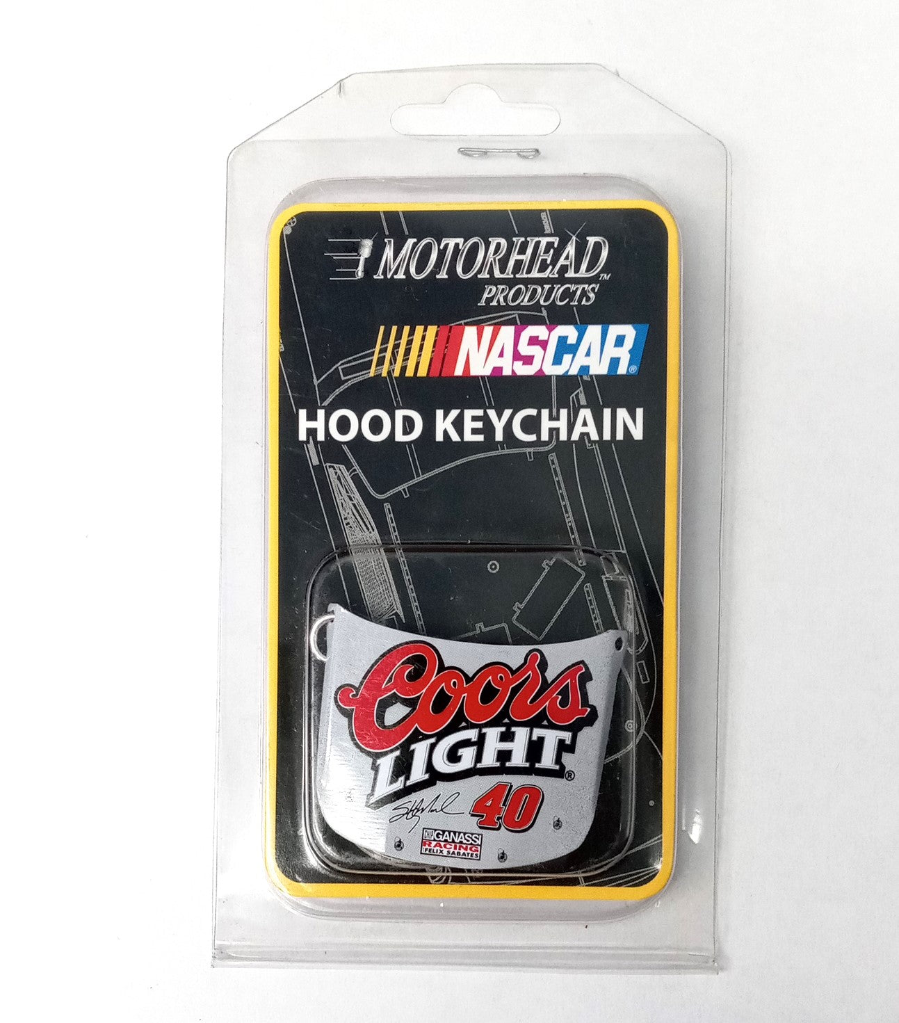 Motorhead Nascar Hood Keychain