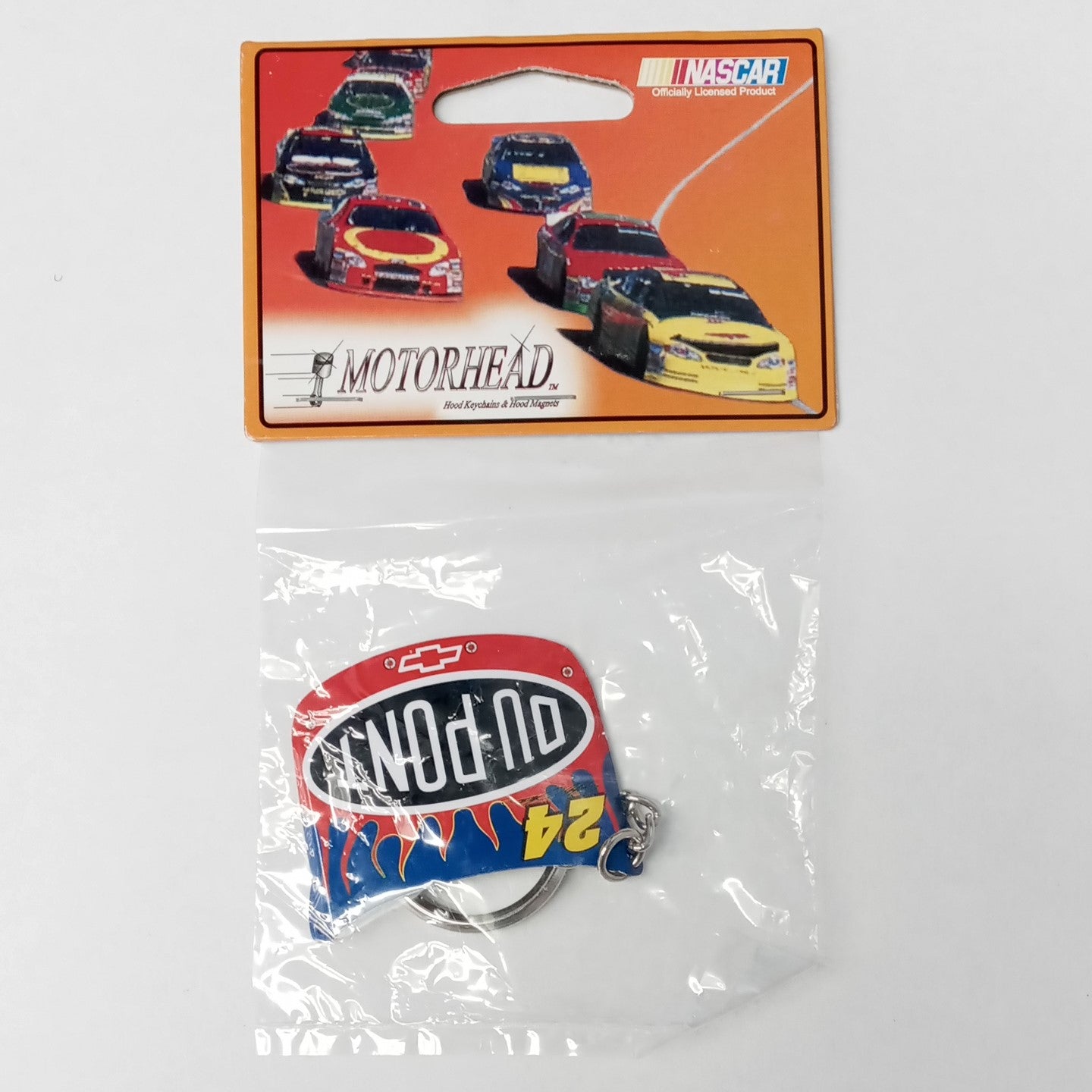 Motorhead Nascar Hood Keychain
