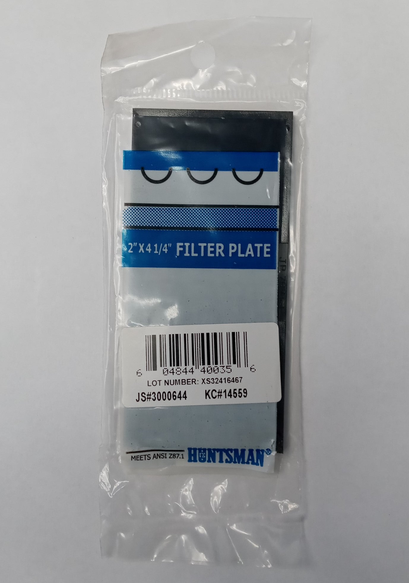 JACKSON SAFETY 14559 Welding Polycarbonate Lens 2" x 4-1/4" Filter Plate 2pcs.