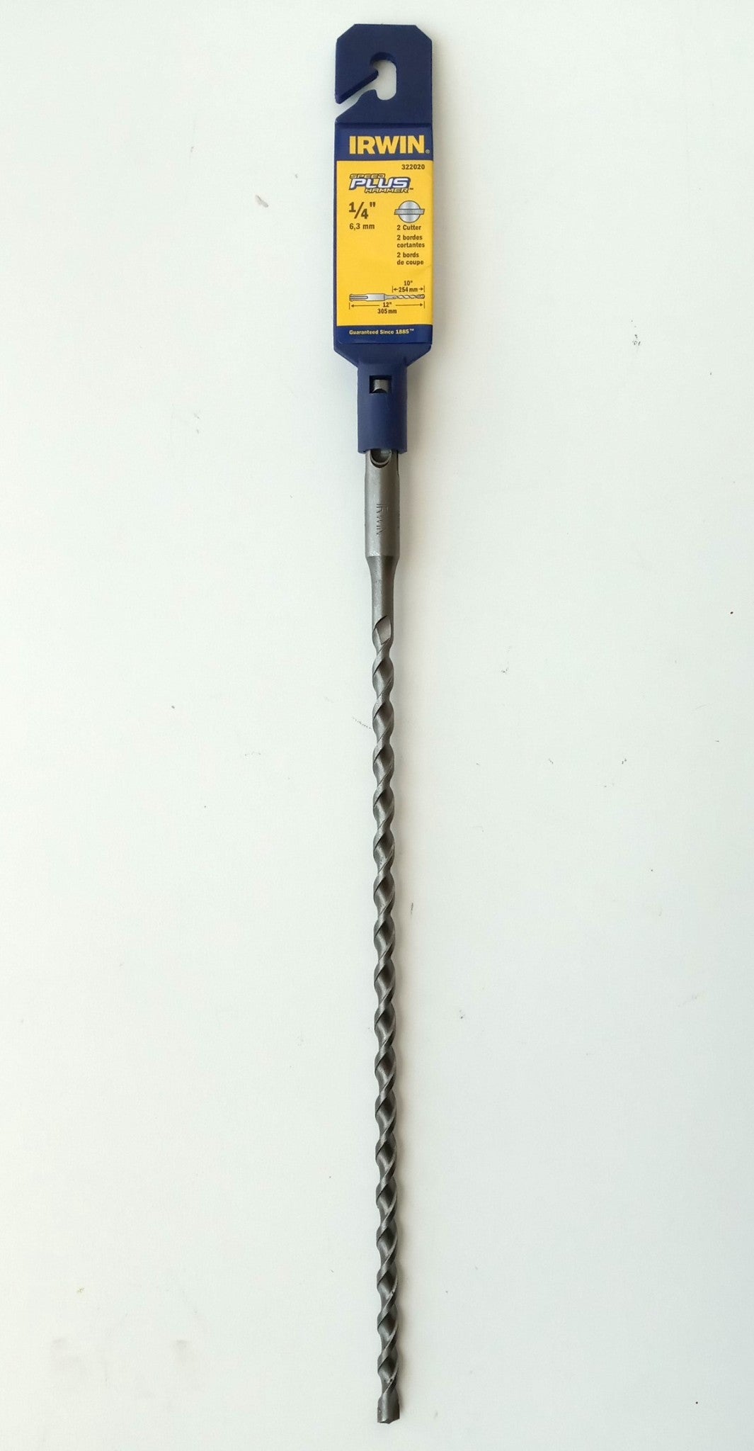 IRWIN 322020 SDS-Plus 1/4 x 10 x 12 Hammer Drill Bit