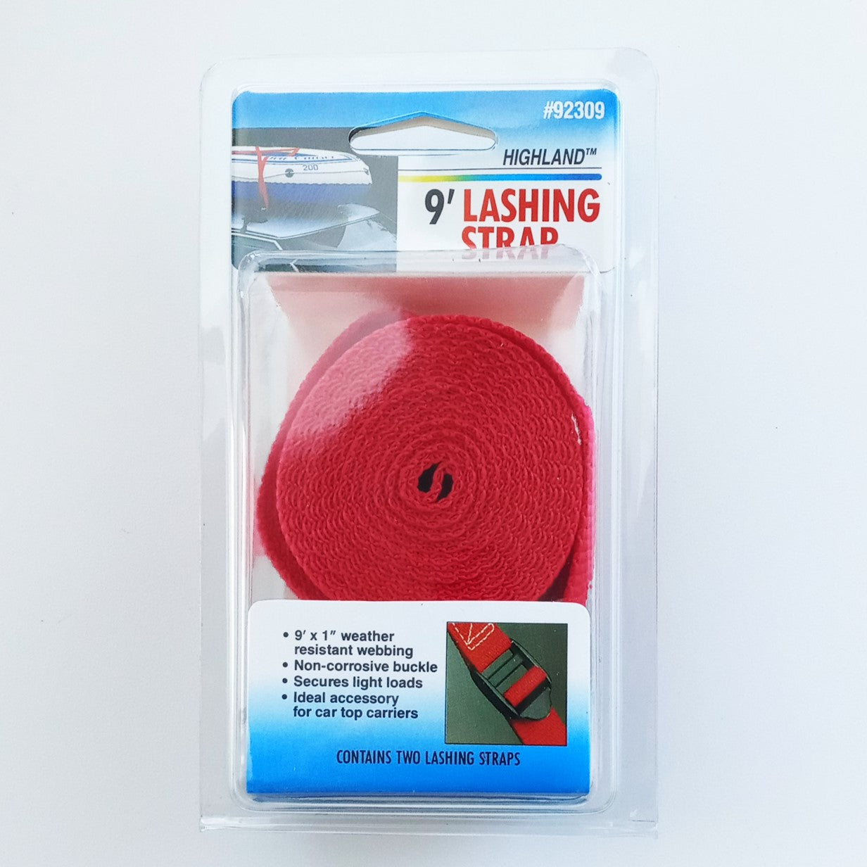Highland 92309 Lashing Straps 9ft x 1in