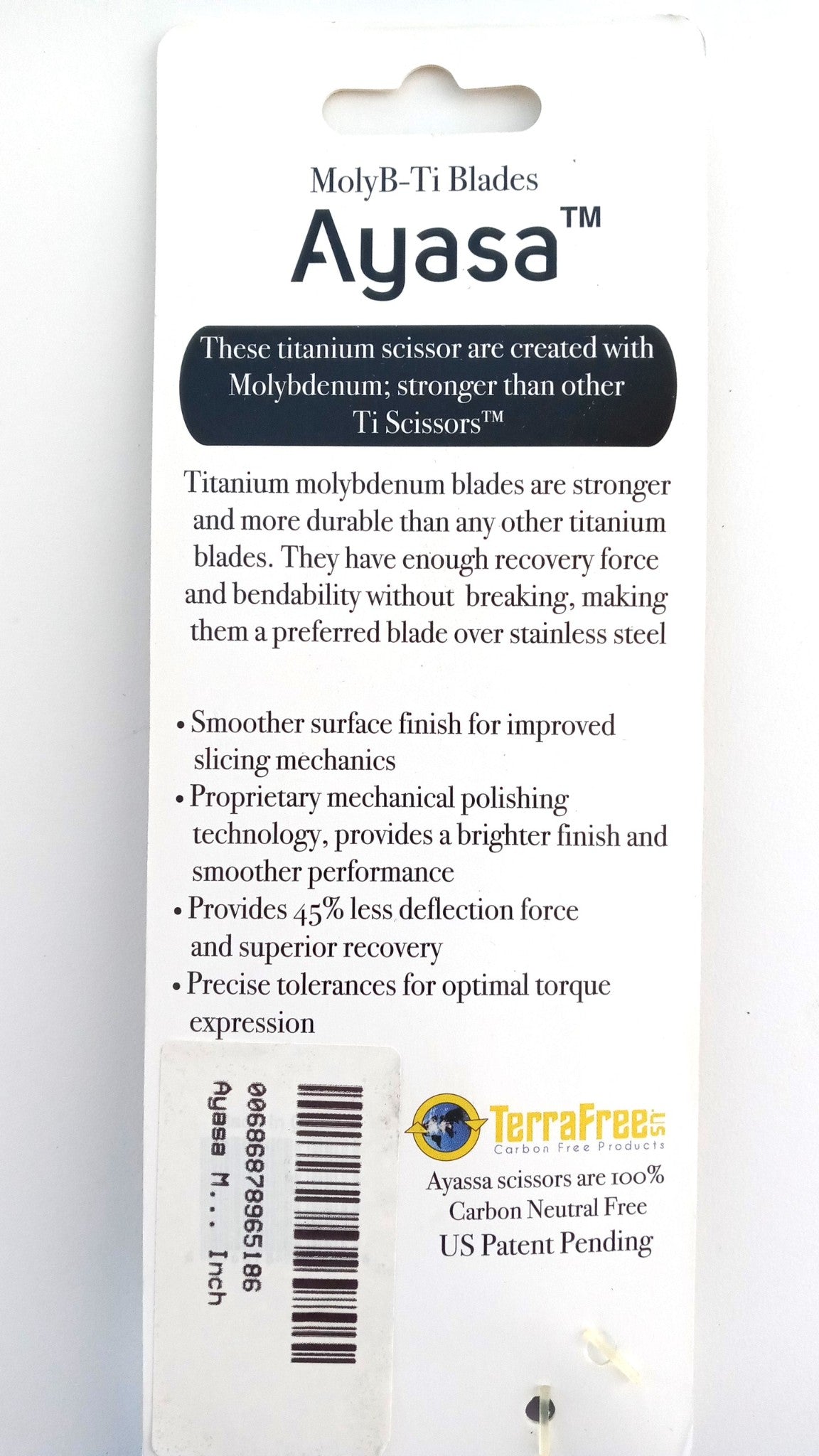 Ayasa 7" Titanium-MolyBdenum Scissor