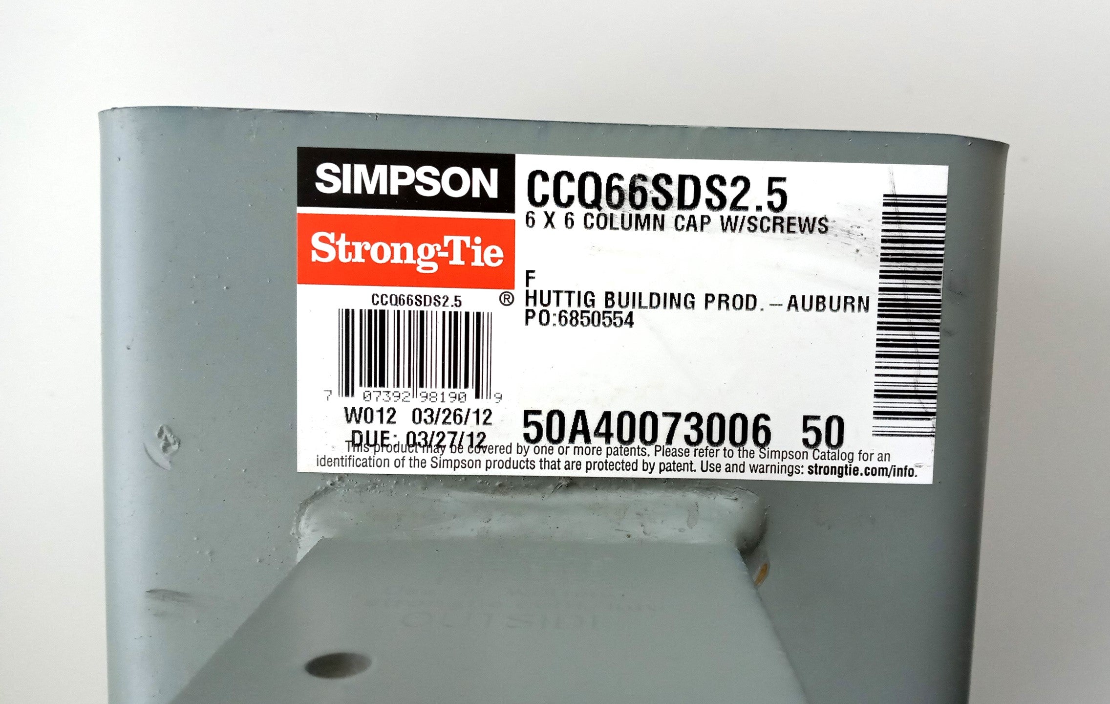 Simpson Strong-Tie CCQ66SDS2.5 Column Cap