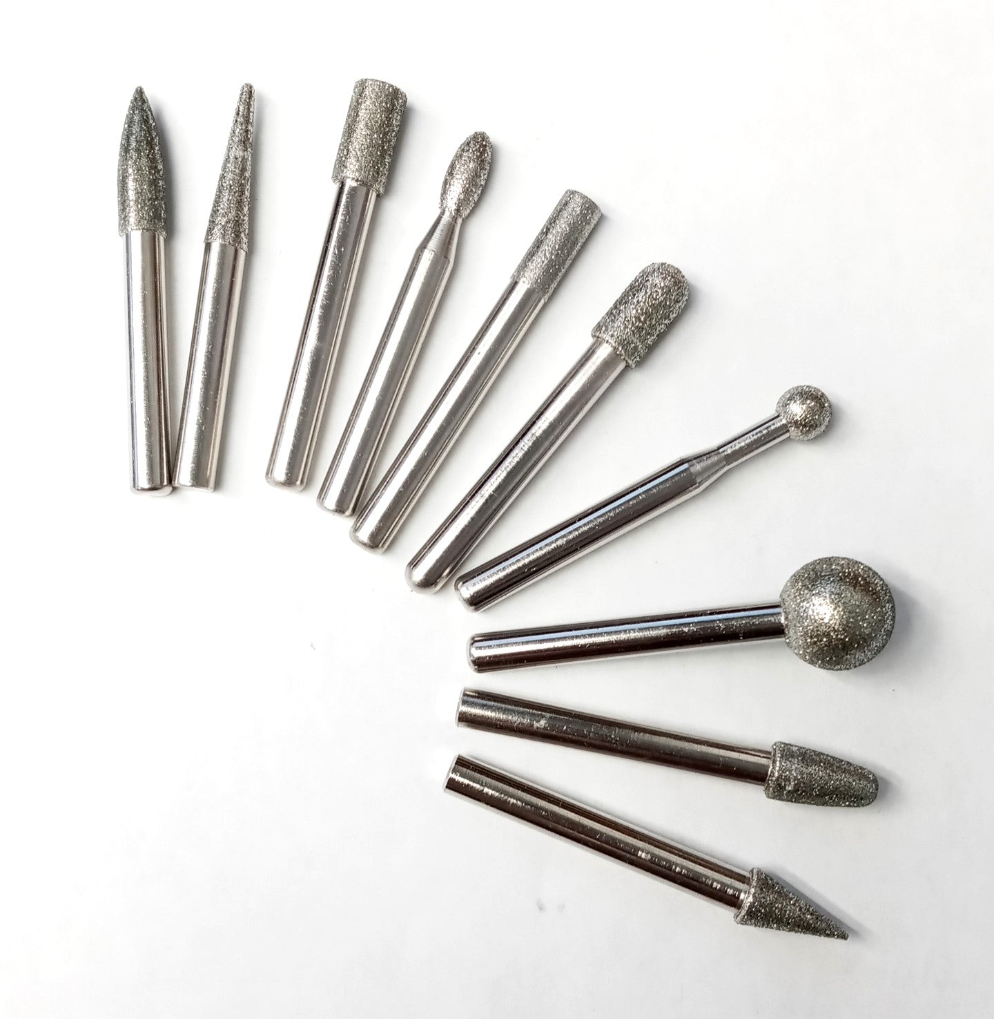 Palmgren 9650022 10pc. Die Grinder Diamond Mounted Point Kit