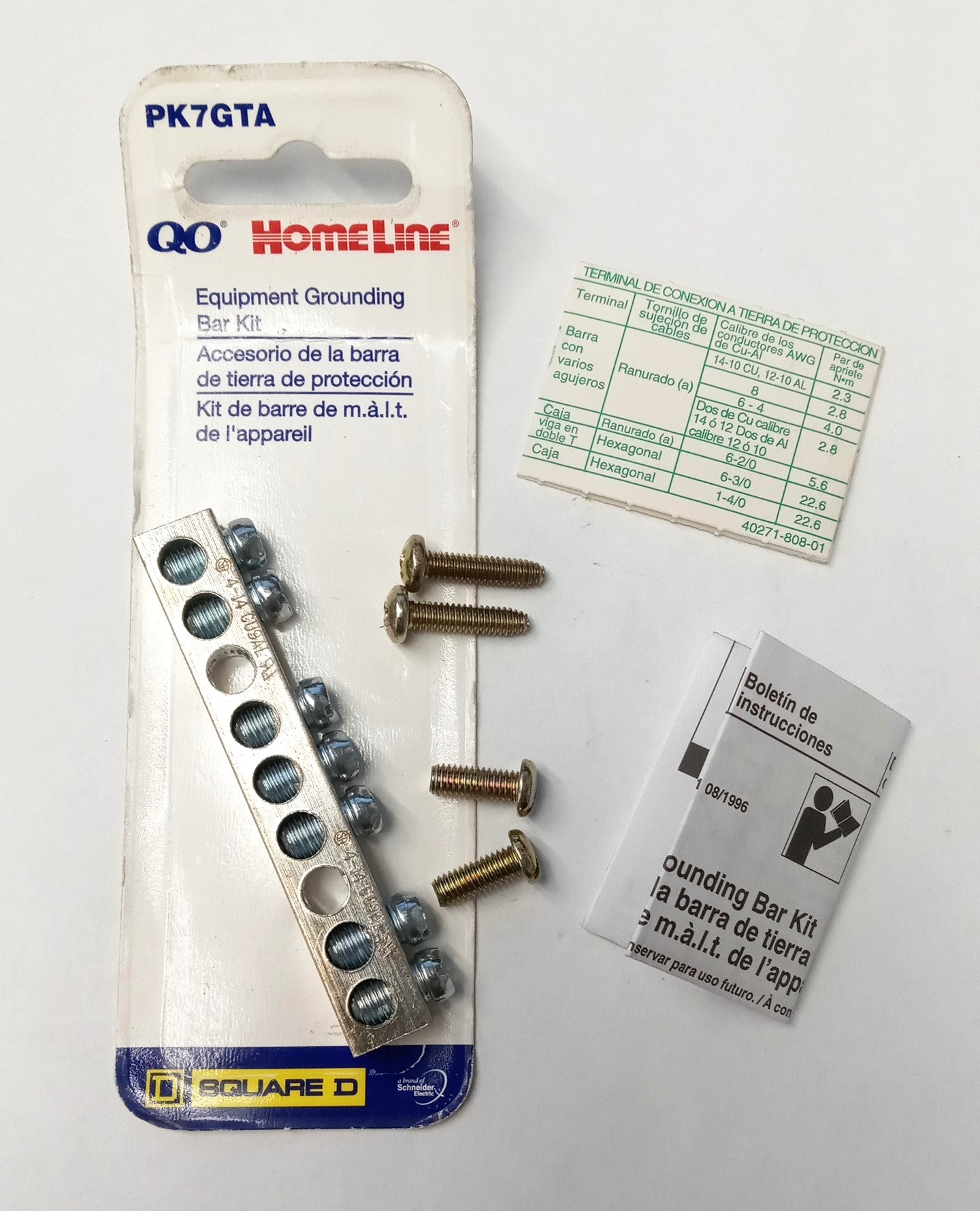 PK7GTA Homeline Equipment Grounding Bar Kit
