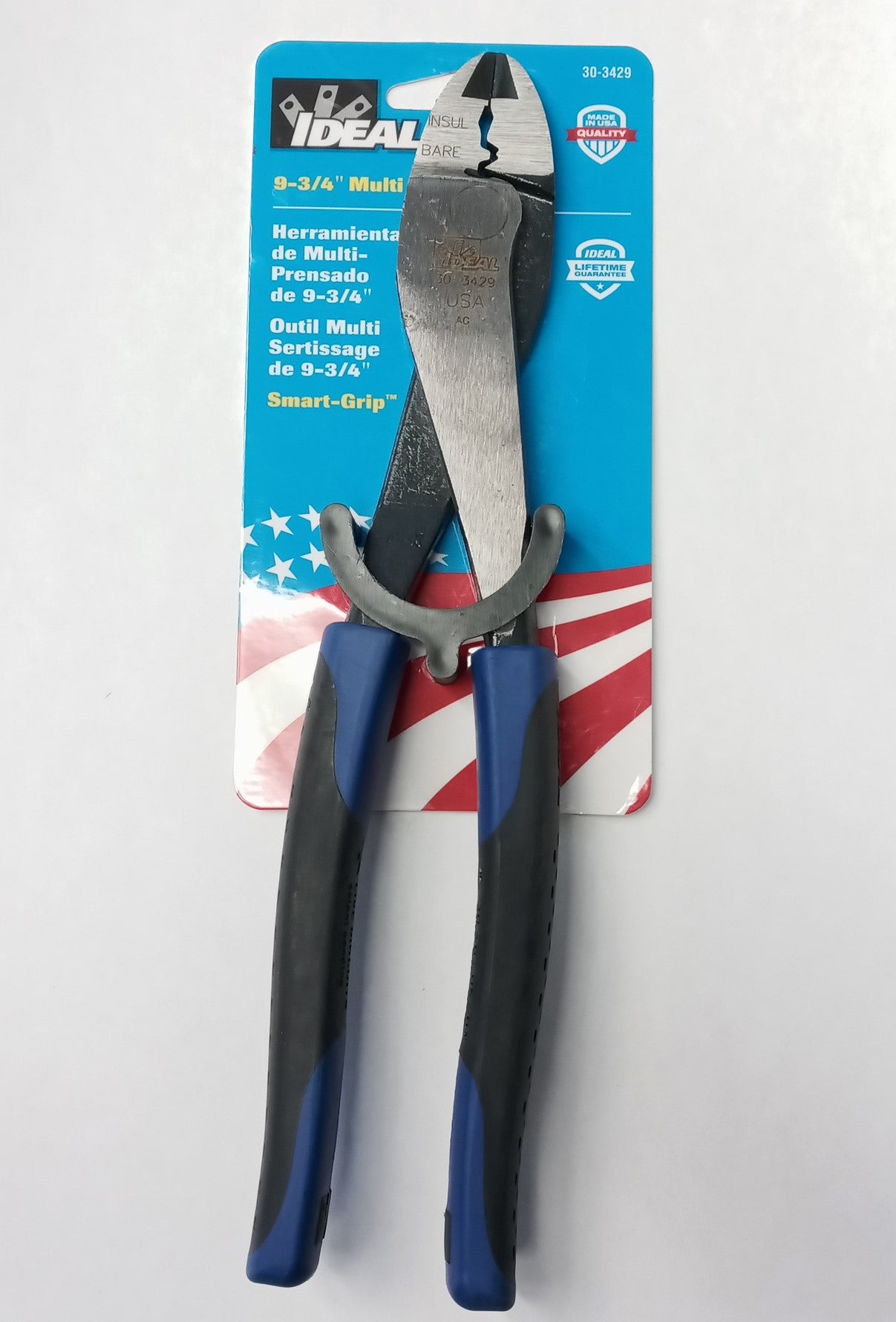 Ideal Industries 30-3429 Smart Grip Multi Crimp Tool 9-3/4” USA