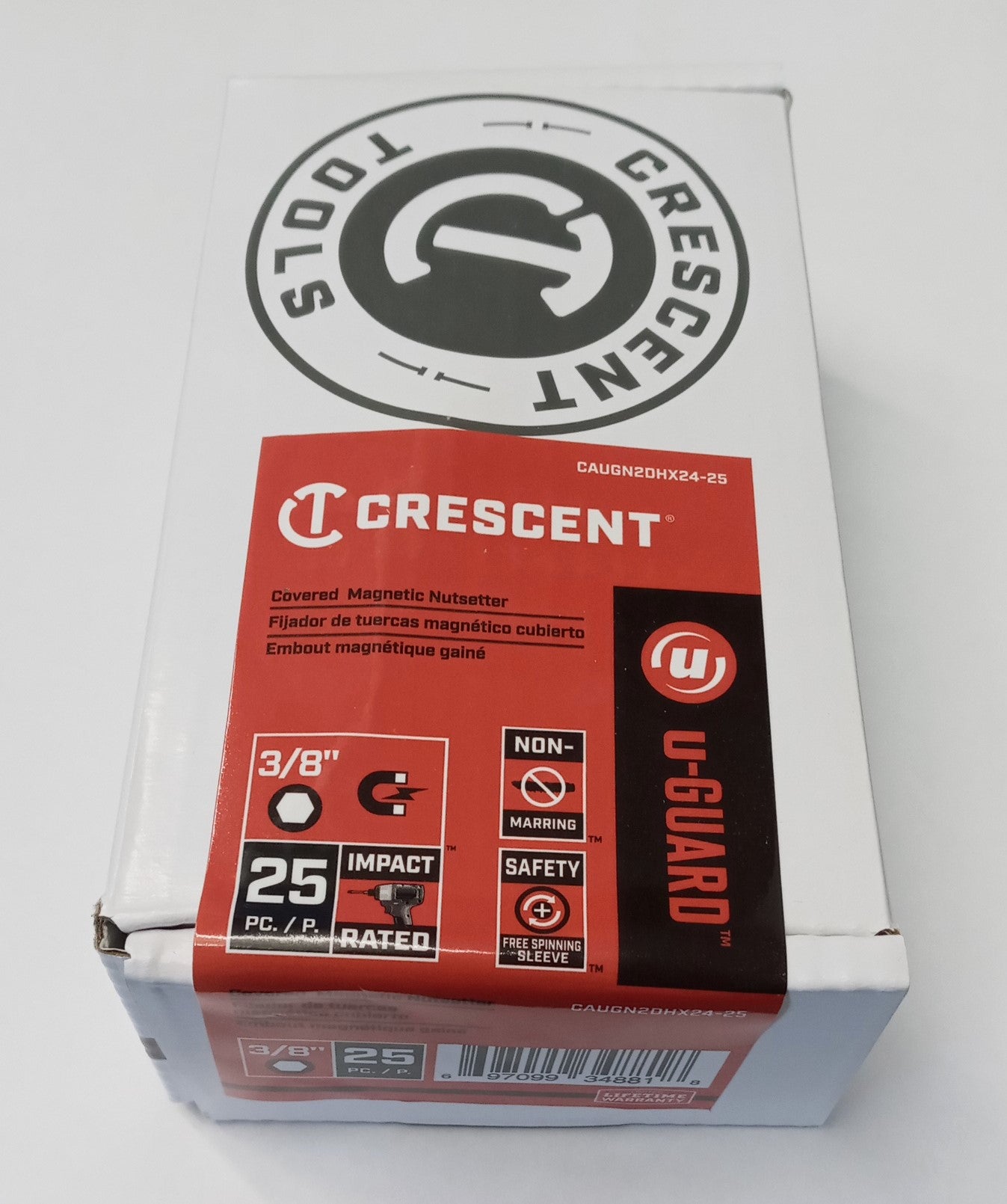 Crescent CAUGN2DHX24-25 U-Guard 3/8" Magnetic Nutsetter 25pc.