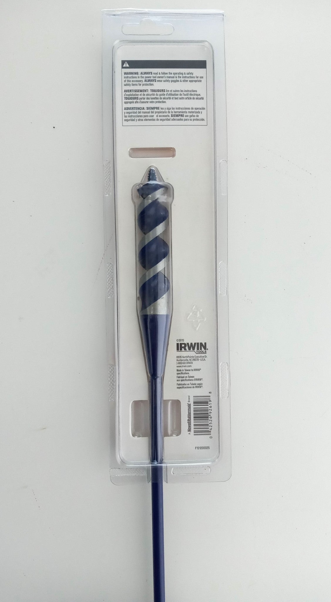 IRWIN 1890779 3/4" x 72" Flexible Installer Drill Bit With Auger Tip
