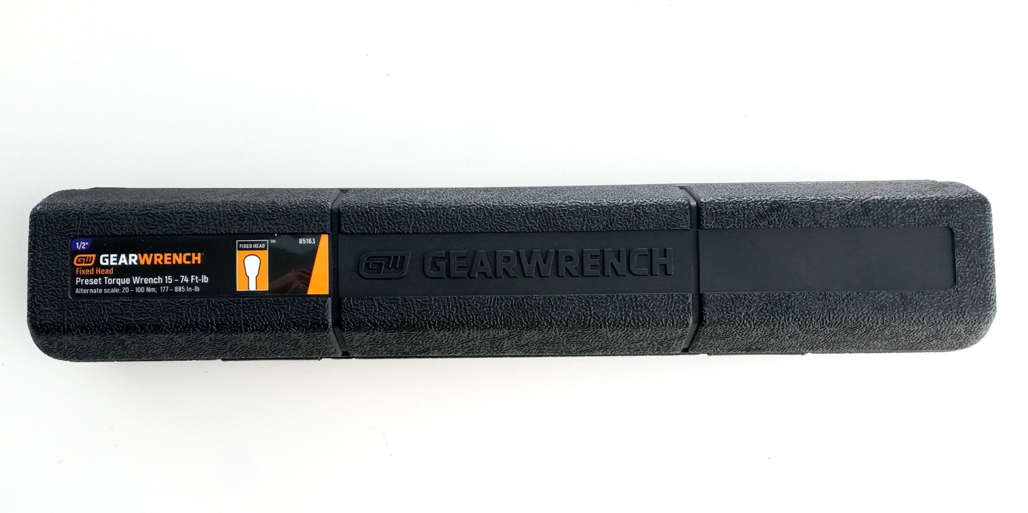 GearWrench 85163 Fixed Head 1/2" Drive PRESET Torque Wrench 20-100Nm 15-74 Ft-lb