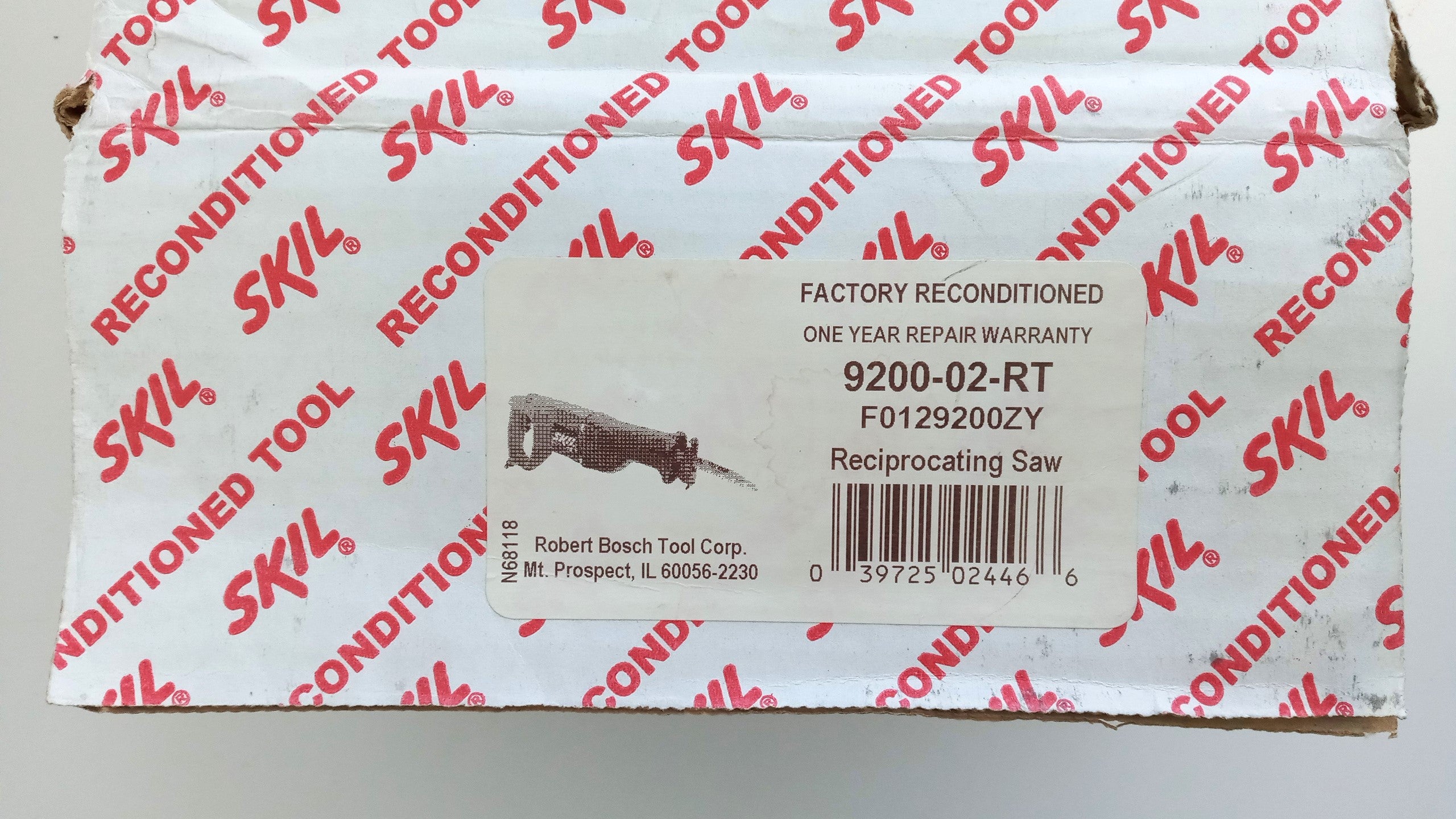 SKIL 9200-02-RT 8.5 Amp Variable Speed Reciprocating Saw