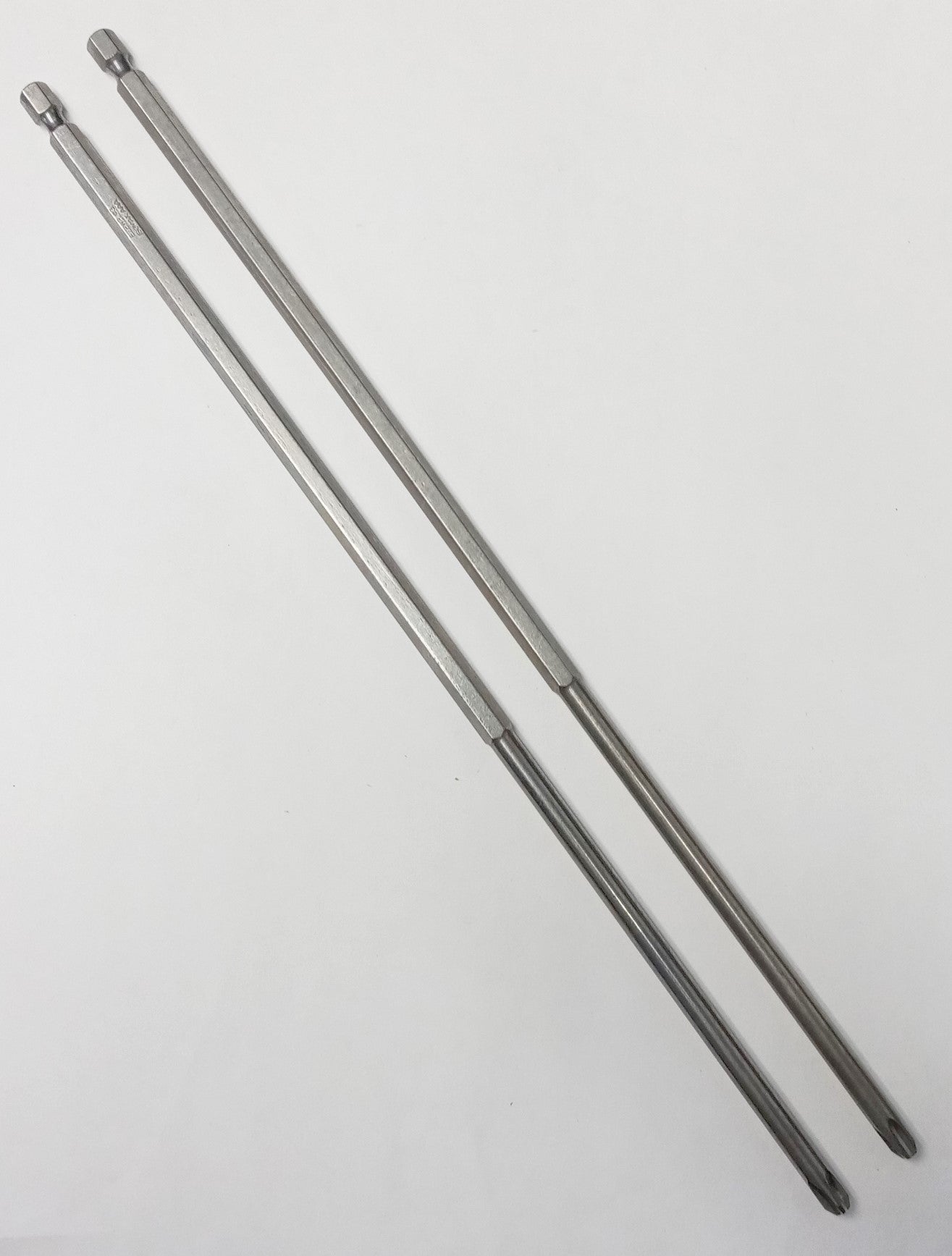 Eazypower 35796 #3 x 12" Long Phillips Power Screw Bit Tips (2 Pack)
