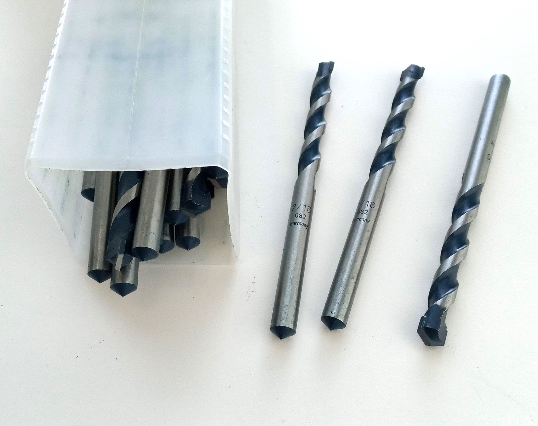 Bosch HCBG15B25 7/16" x 6" Blue Granite Hammer Drill Bits 25 Pack Germany