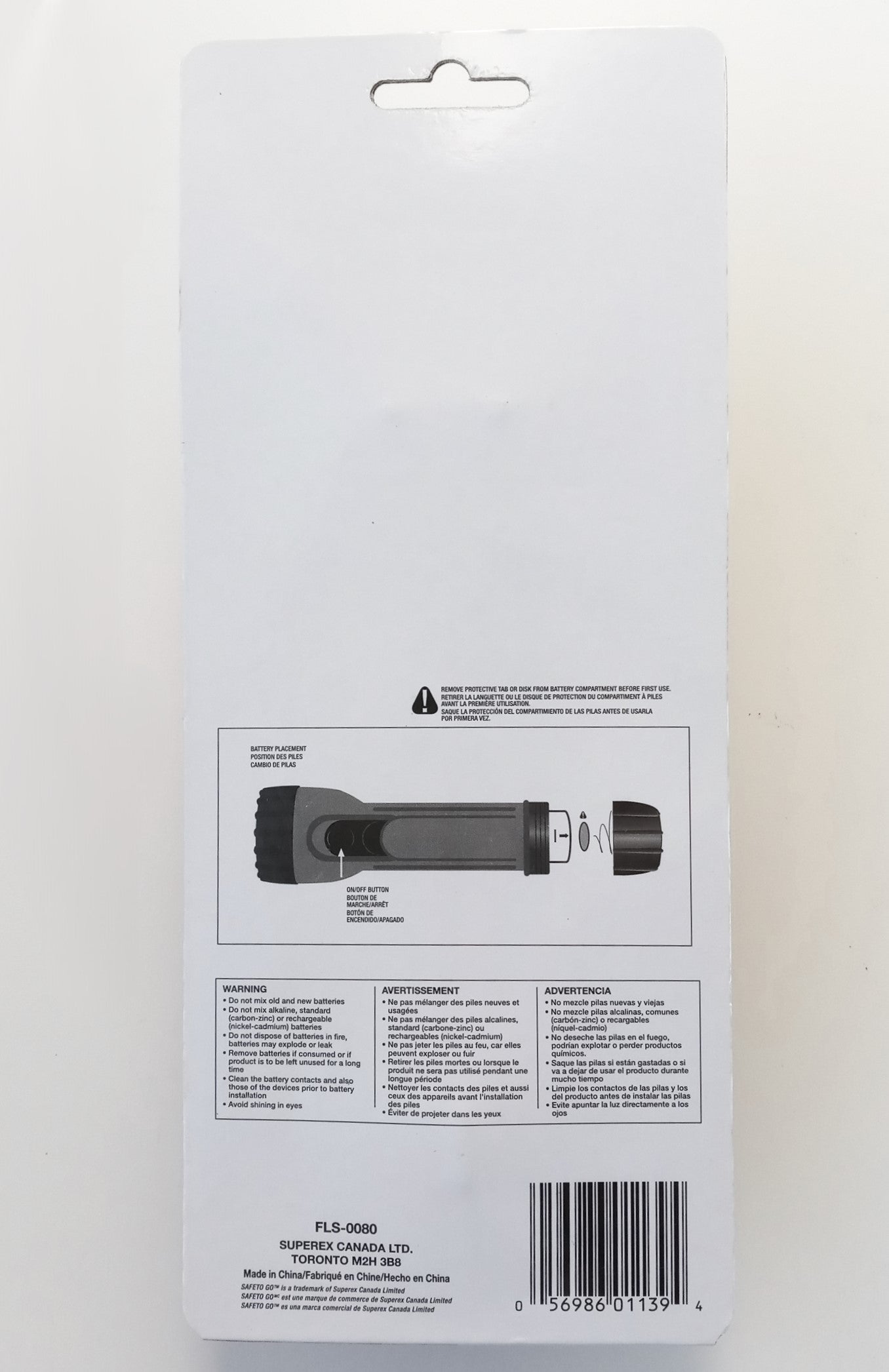Superex SAFE TO GO FLS-0080 Krypton Flashlight