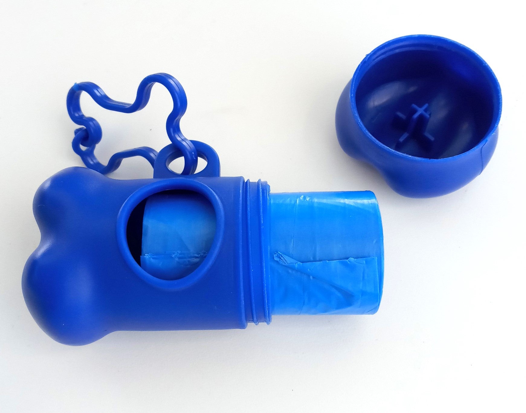 Downtown Pet Supply Unscented Dog Poop Bags w/Dispenser. 9 Rolls/180 Bags-Blue