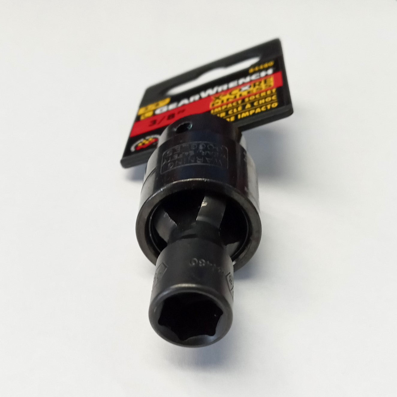 GearWrench 84480 X-Core 3/8" Drive 3/8" 6-Pt Pinless Impact Uni. Joint Socket