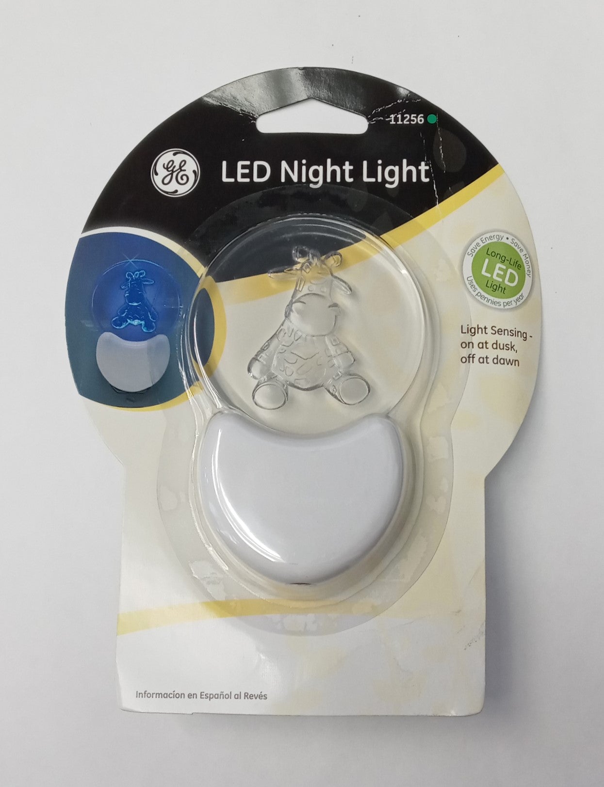 GE 11256 Light Sensing LED Giraffe Design Night Light