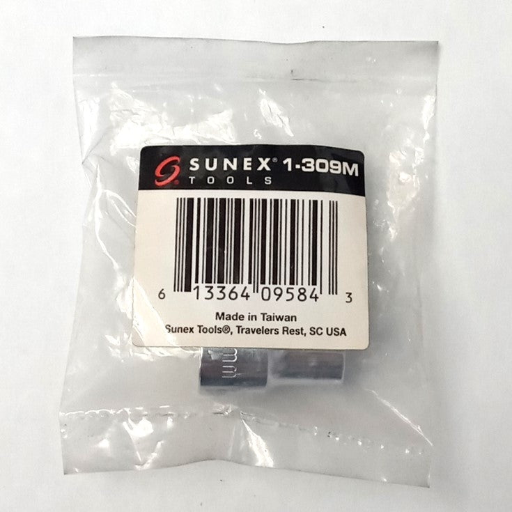 Sunex 9mm Socket 3/8" Drive 6-Point 1-309M #HW