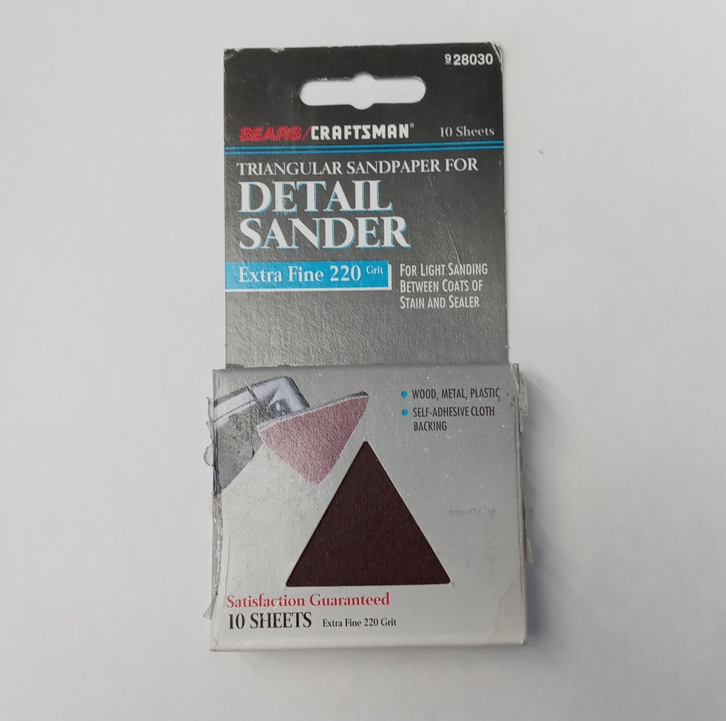 Craftsman 28030 Detail Sander Sheets 220Grit Adhesive Backed