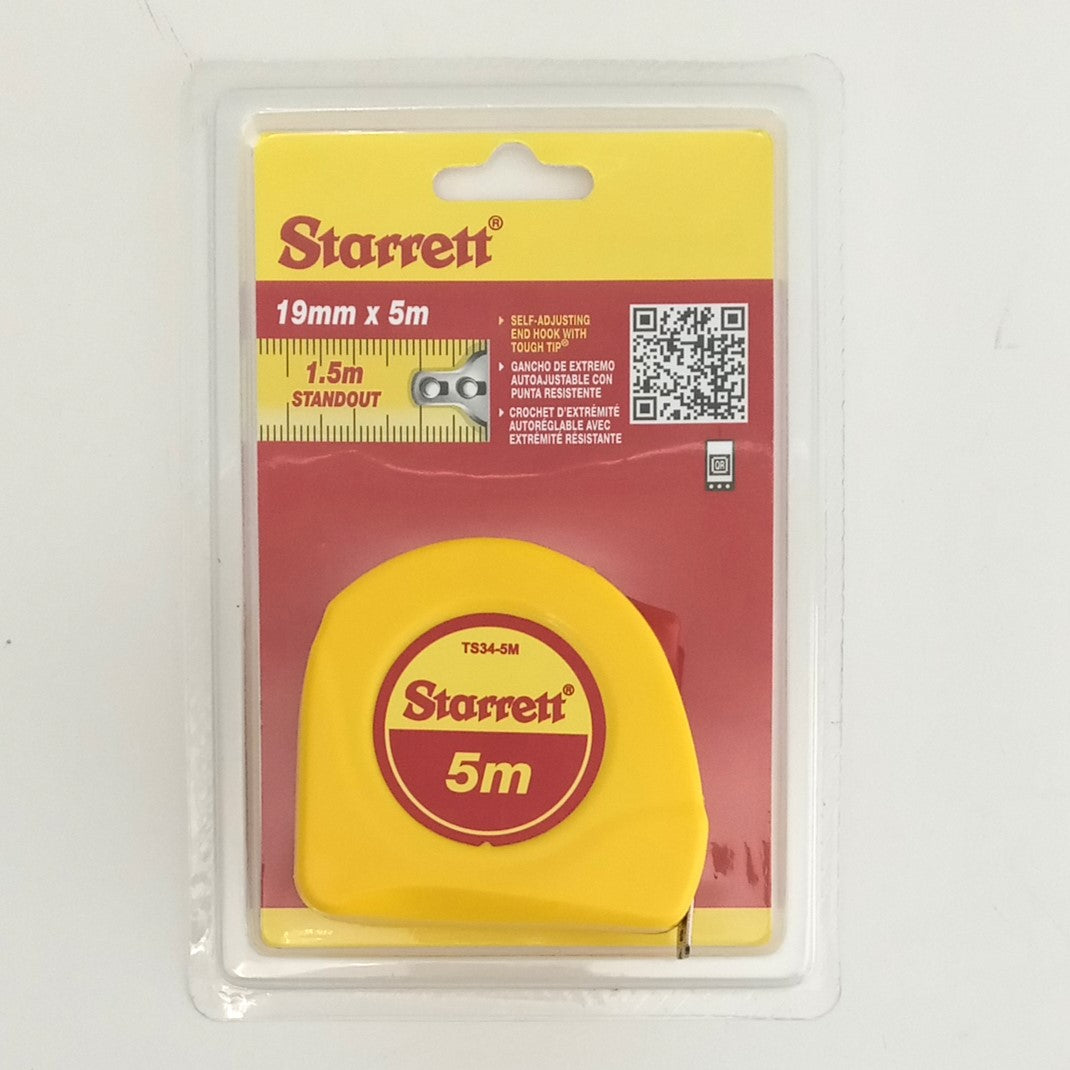 Starrett 5m Measuring Tapes 4pcs. TS34-5M