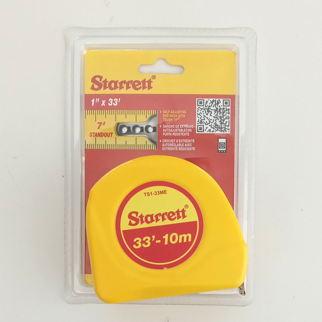 Starrett 33' x 1" SAE 10m Measuring Tapes Grad. 1/16 4pcs. TS1-33ME