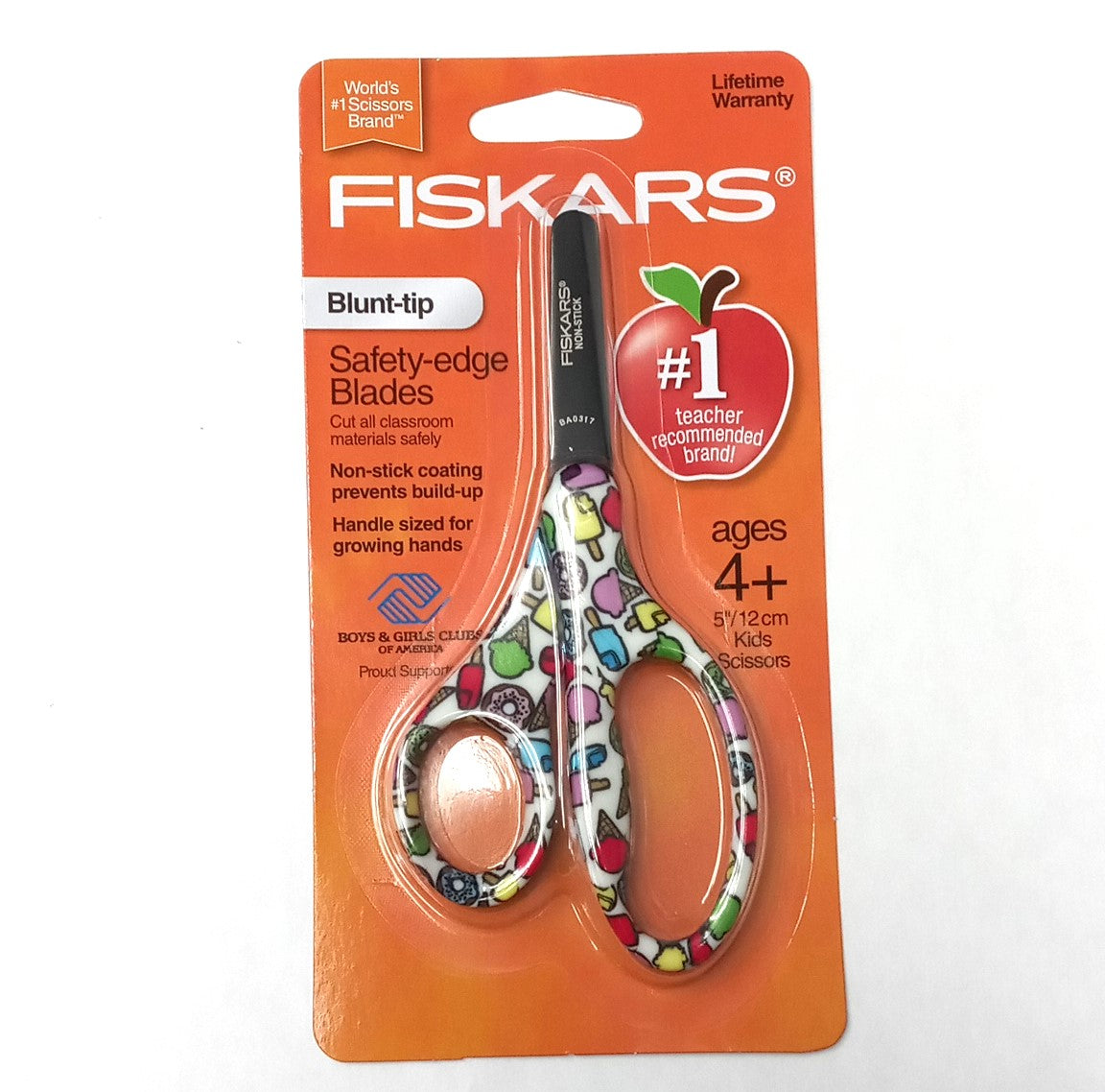 Fiskars 5" Blunt-tip Safety-edge Kid Scissors 2pc (assorted colors) 124162-1007
