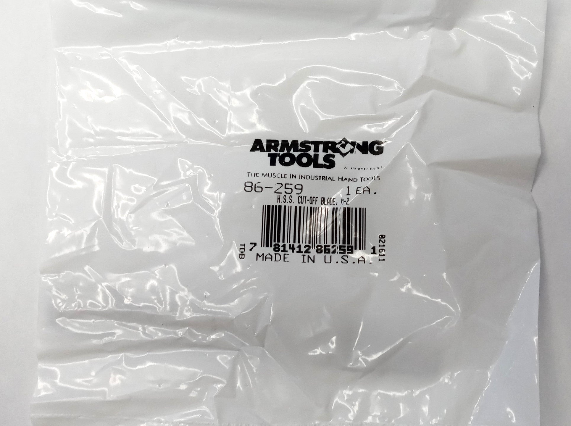 Armstrong 86-259 HSS Cut-Off Blade, M-2 USA