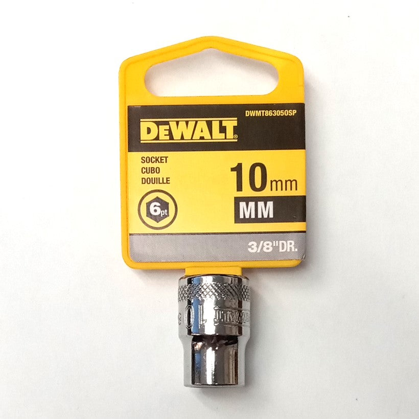 DeWalt 10mm Socket 6 Point 3/8" Drive DWMT863050SP