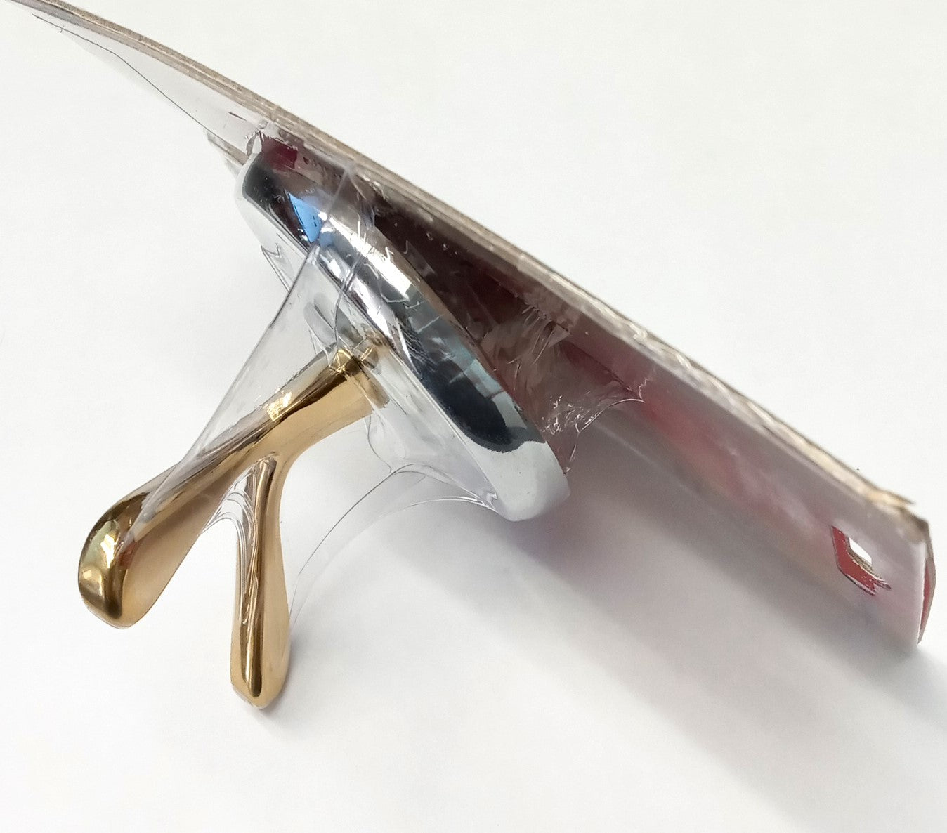 Taymor 02-D8202CB Classique Series Double Robe Hook Polished Chrome & Brass