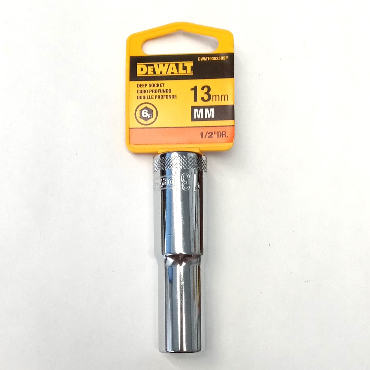DeWalt 13mm Deep Socket 1/2" Drive DWMT935280SP