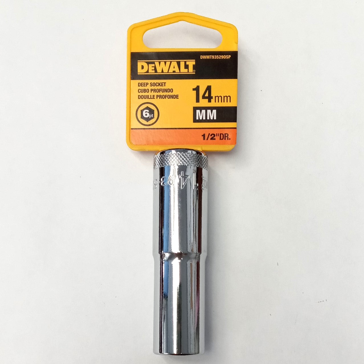 DeWalt 14mm Deep Socket 6 Point 1/2" Drive DWMT935290SP