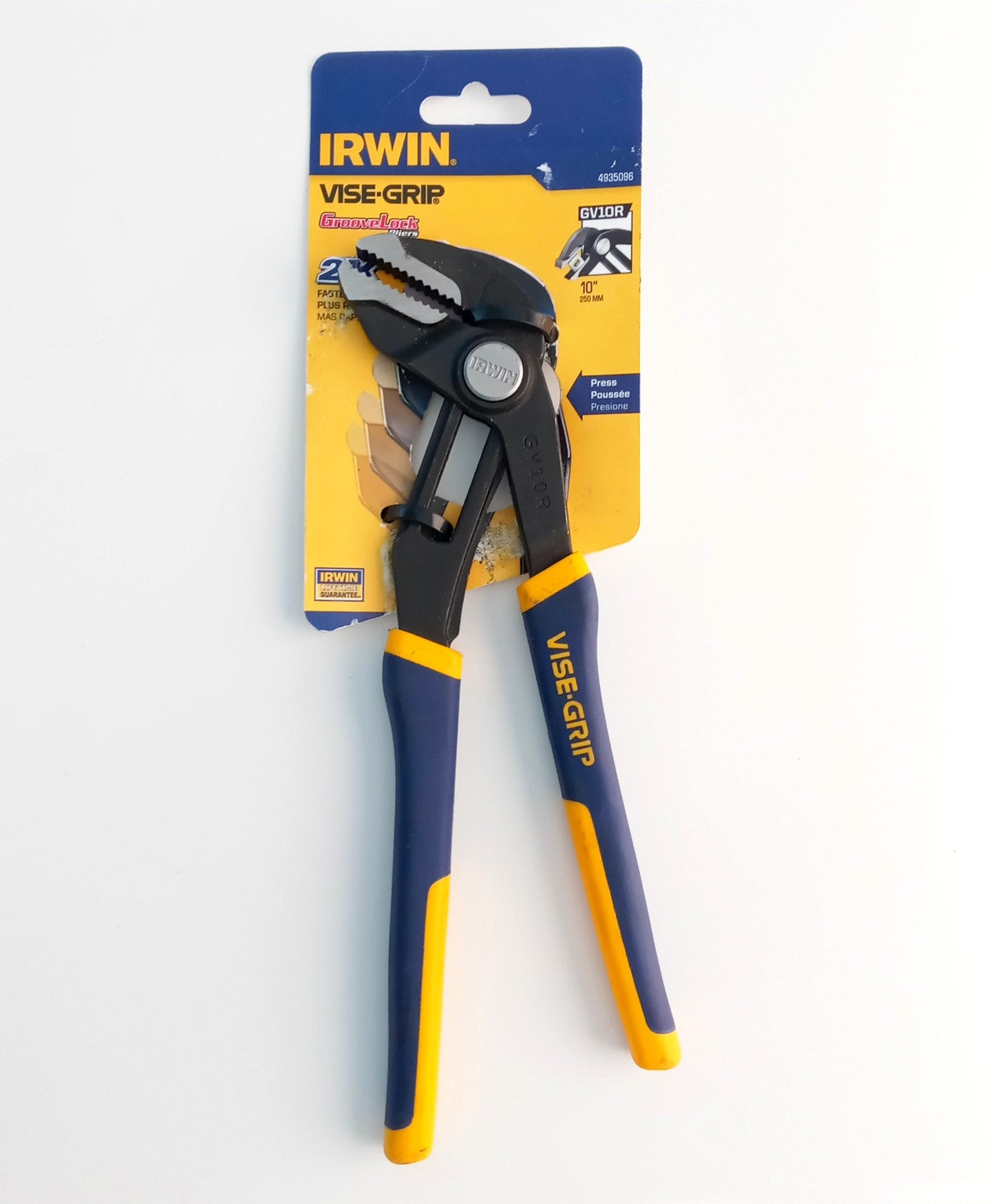 Irwin Vise-Grip 10" GrooveLock Straight Jaw Pliers 4935096 GV10R