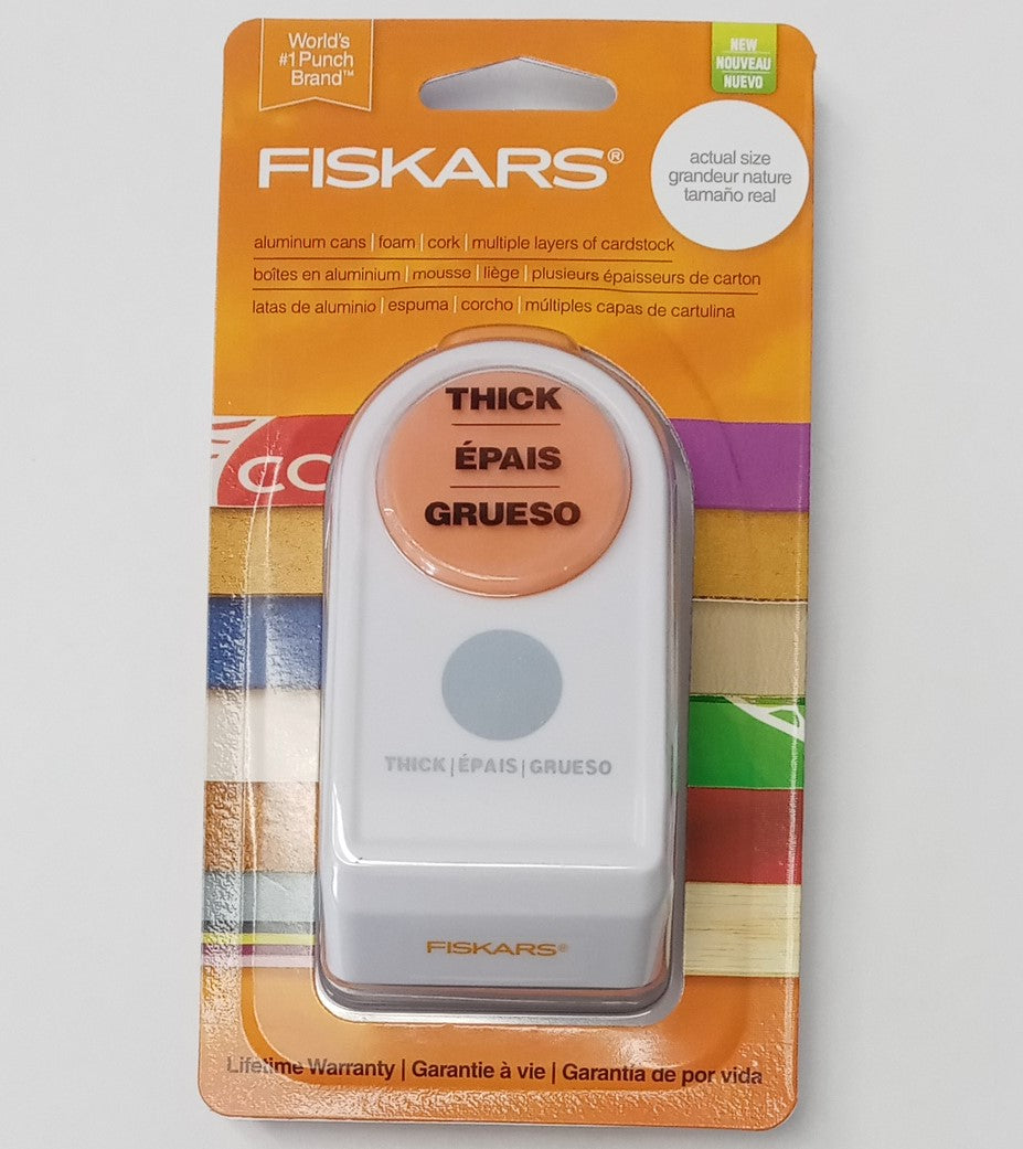 Fiskars Thick Punch Circle 1" Crafting Punch 109070