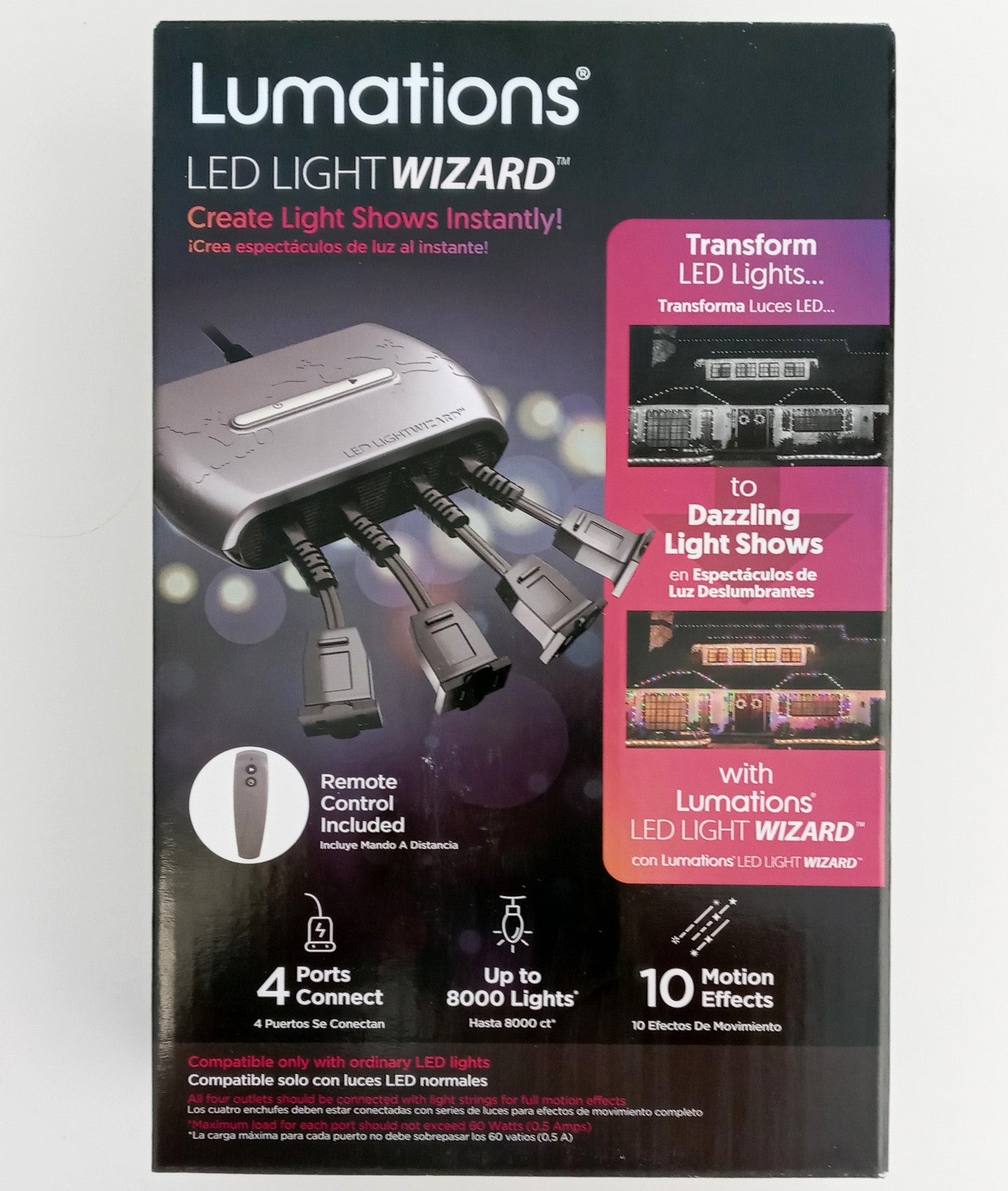 Lumations LED Light Wizard, Transform Ordinary LED Lights to Light Shows 1295935