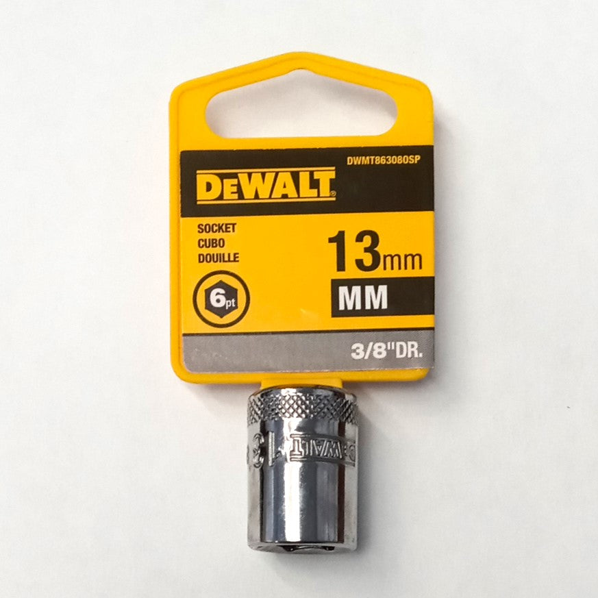 DeWalt 13mm Socket 3/8" Drive 6-Point DWMT863080SP