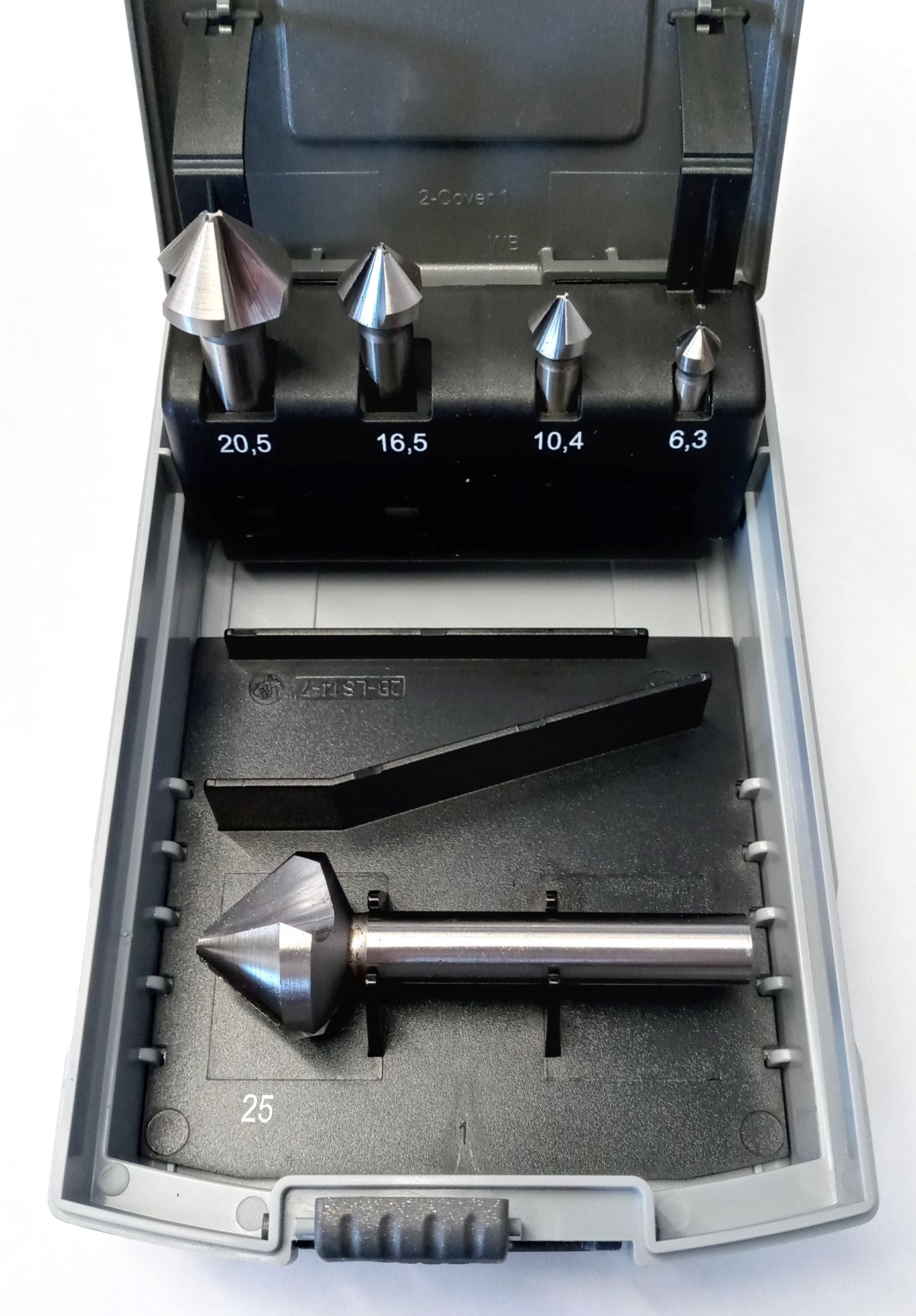 RUKO Countersink Set Type C 82° HSS Inch Dimensions - 5 pcs. 102193 RO Germany