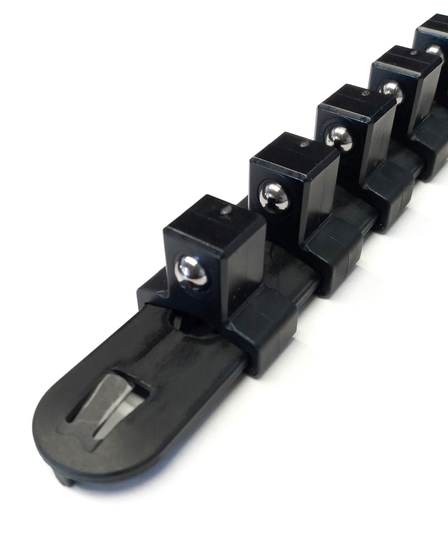 Kobalt 22971 1/2" Drive Socket Storage Rail w/ 10 Clips Bulk USA