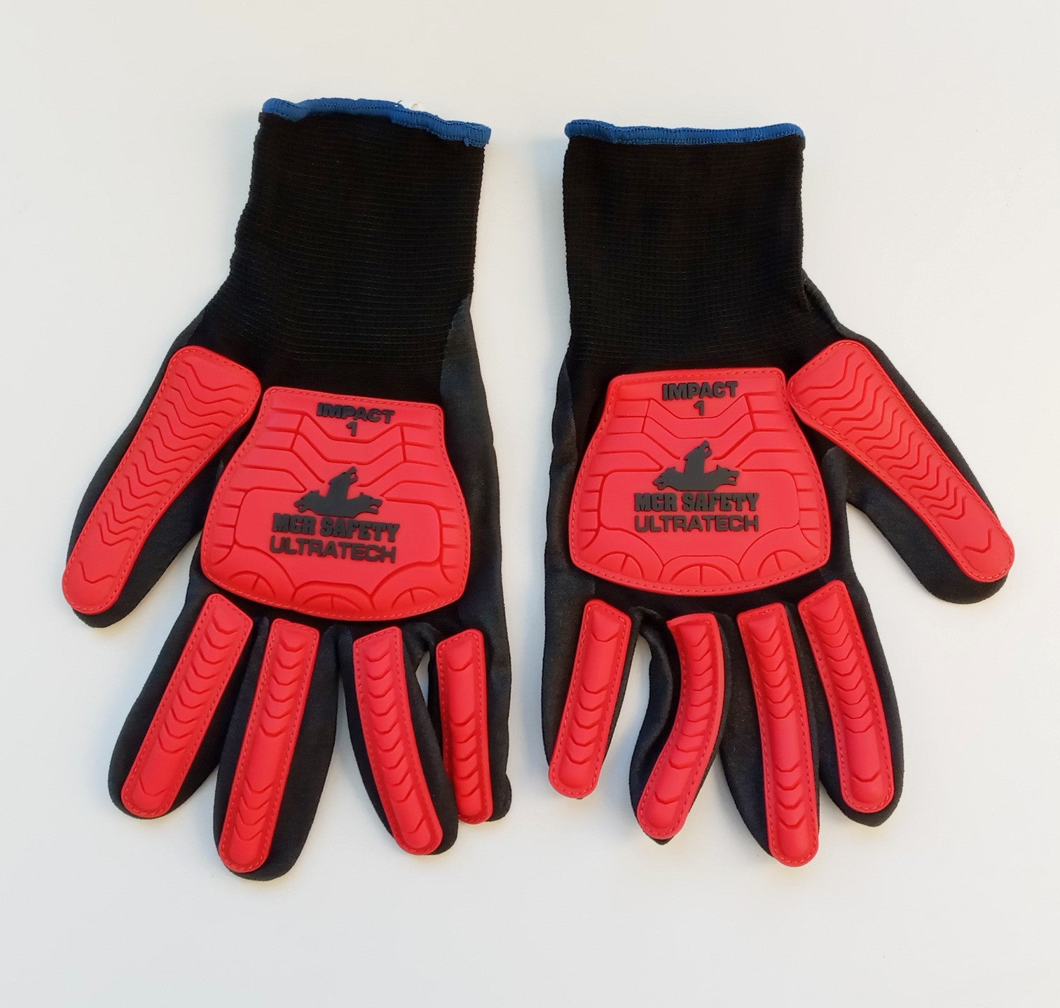 MCR Safety UltraTech Mechanics Gloves -Black Nitrile Foam Palm 1950M