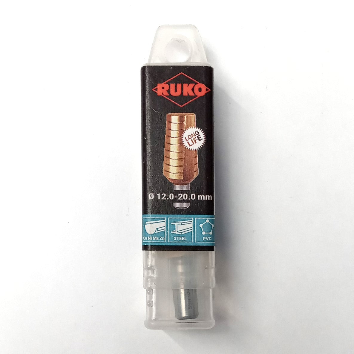 Ruko 12 to 20mm HSS Step Drill Bit Germany 101361T