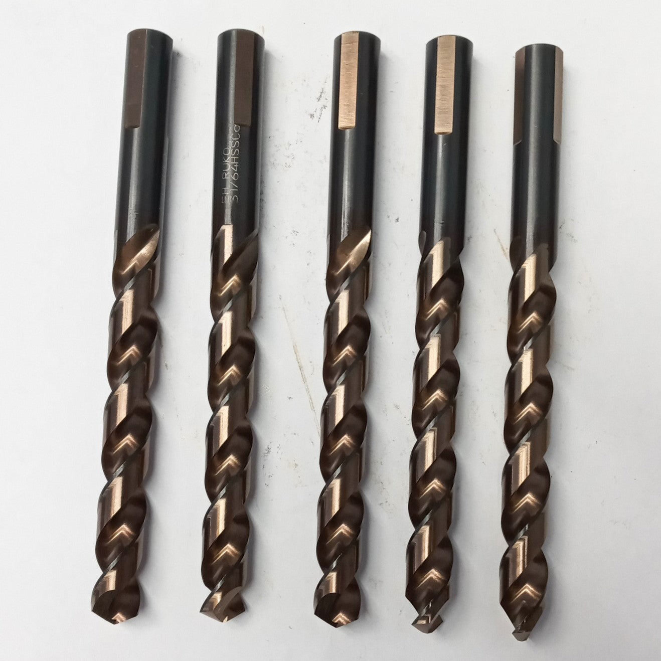 Ruko 13/64" Drill Bit HSS With Cobalt 5pcs. Germany 228828