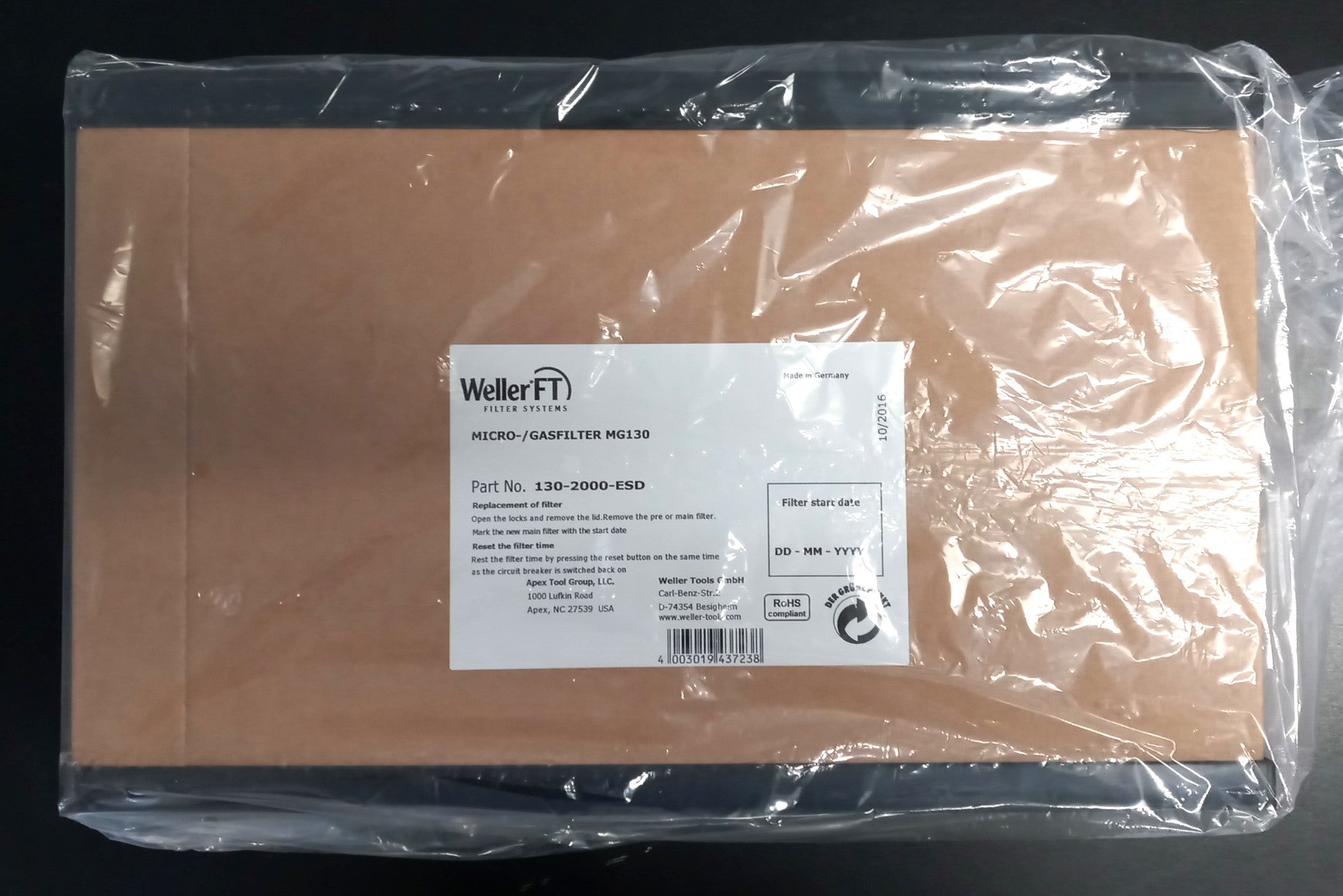Weller Micro Gasfilter for Mg 130 130-2000-ESD