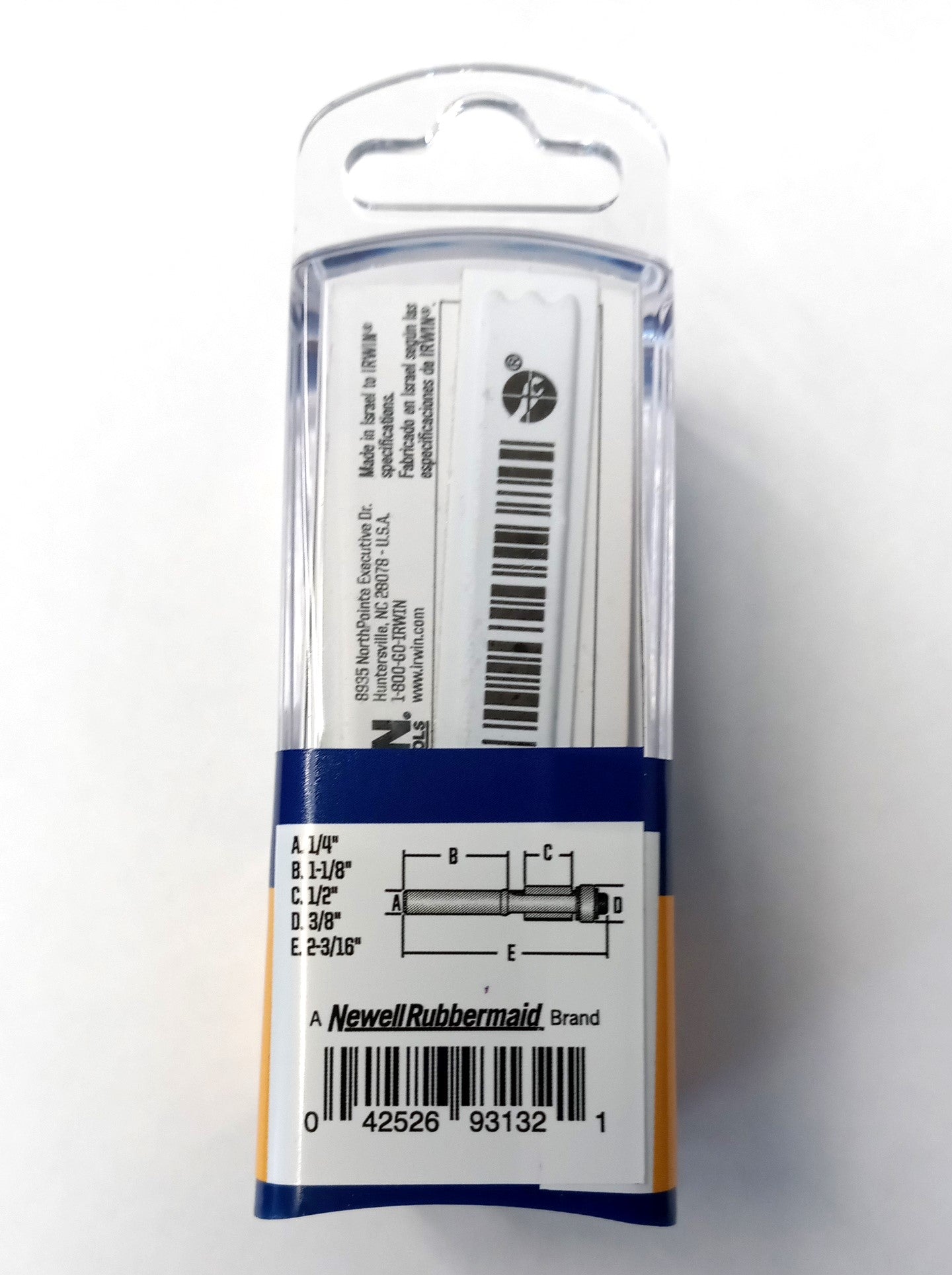 Irwin Marples Laminate Flush Router Bit With 3/8" X 1/2", 1/4" Shank 1901037