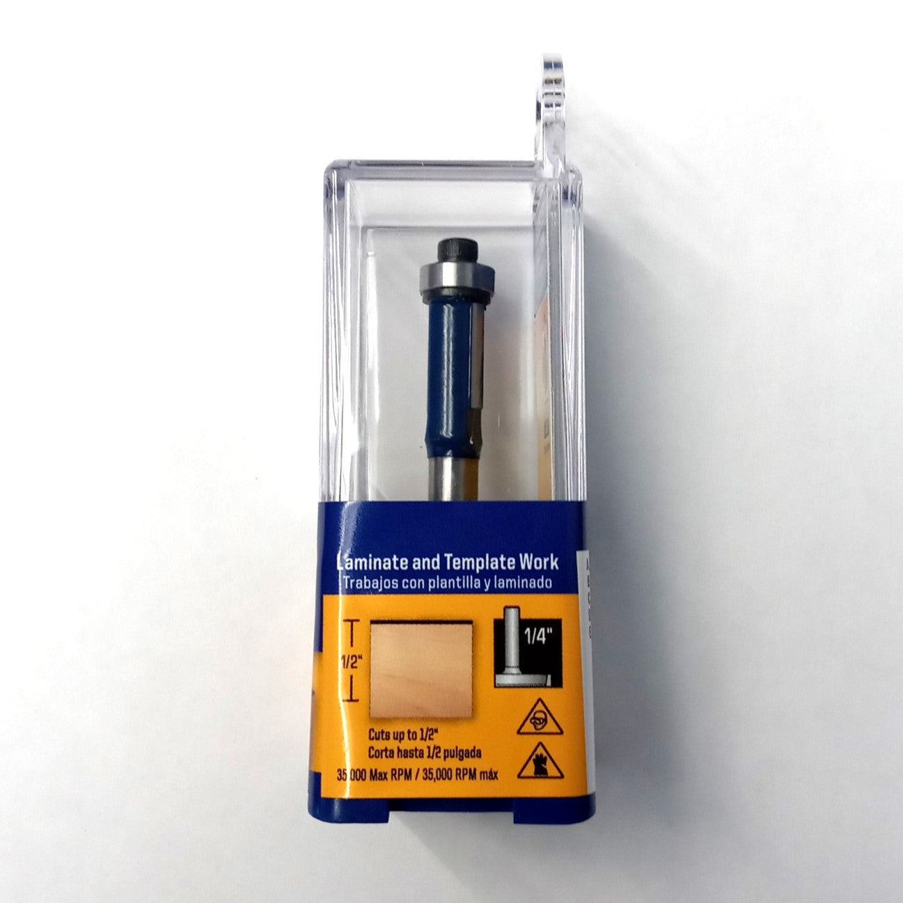 Irwin Marples Laminate Flush Router Bit With 3/8" X 1/2", 1/4" Shank 1901037