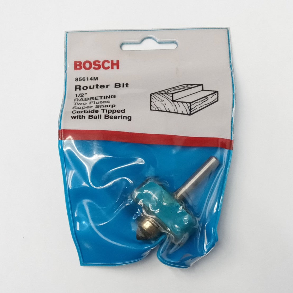 Bosch 85614M 1/2" x 1/2" Carbide Tipped Rabbeting Router Bit USA