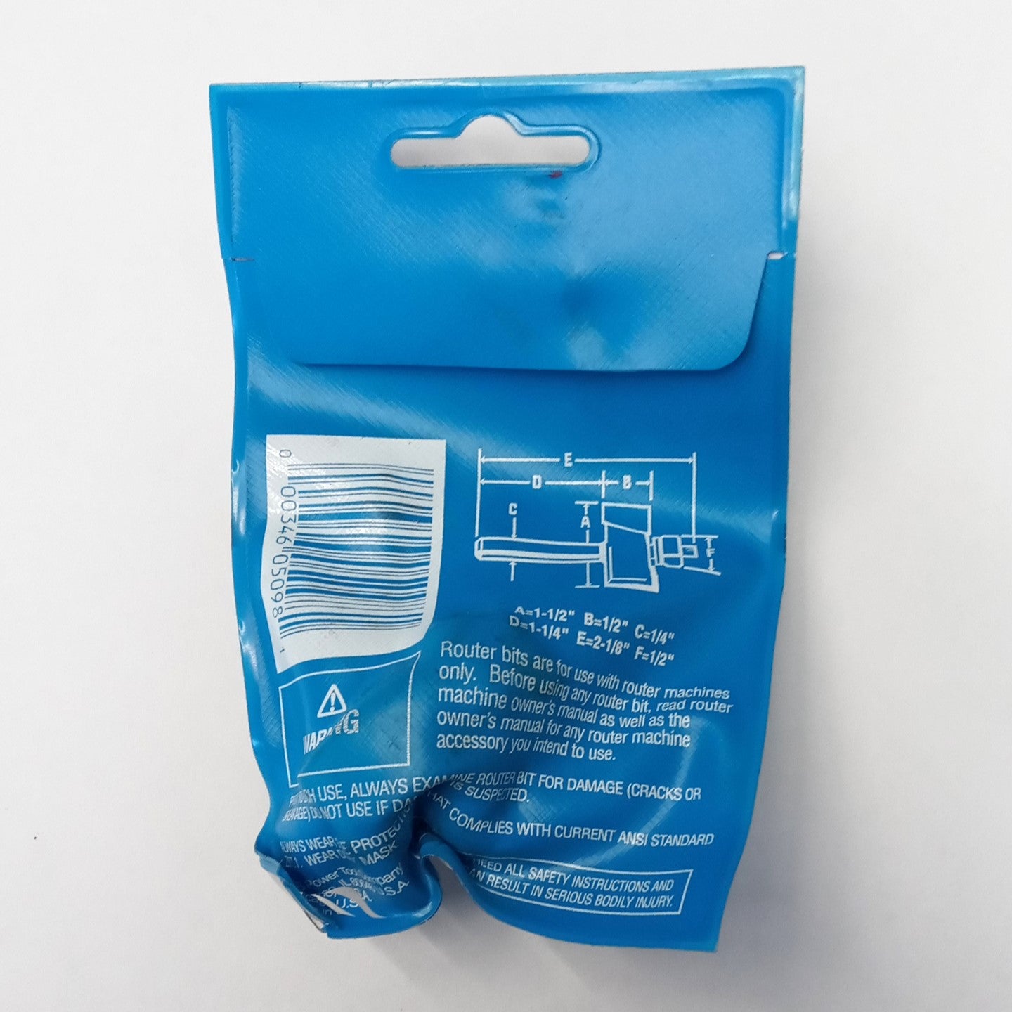 Bosch 85614M 1/2" x 1/2" Carbide Tipped Rabbeting Router Bit USA