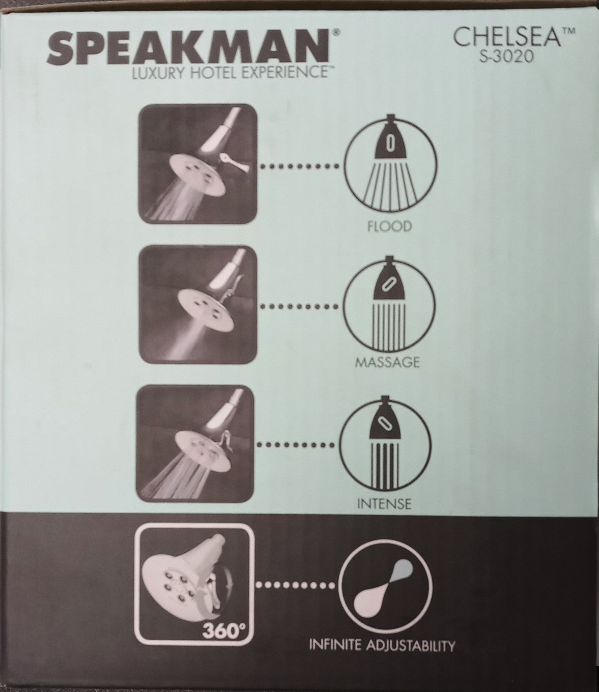 Speakman Low Flow Fixed Shower Head 2.0 GPM Brushed Nickel S-3020-BN-E2